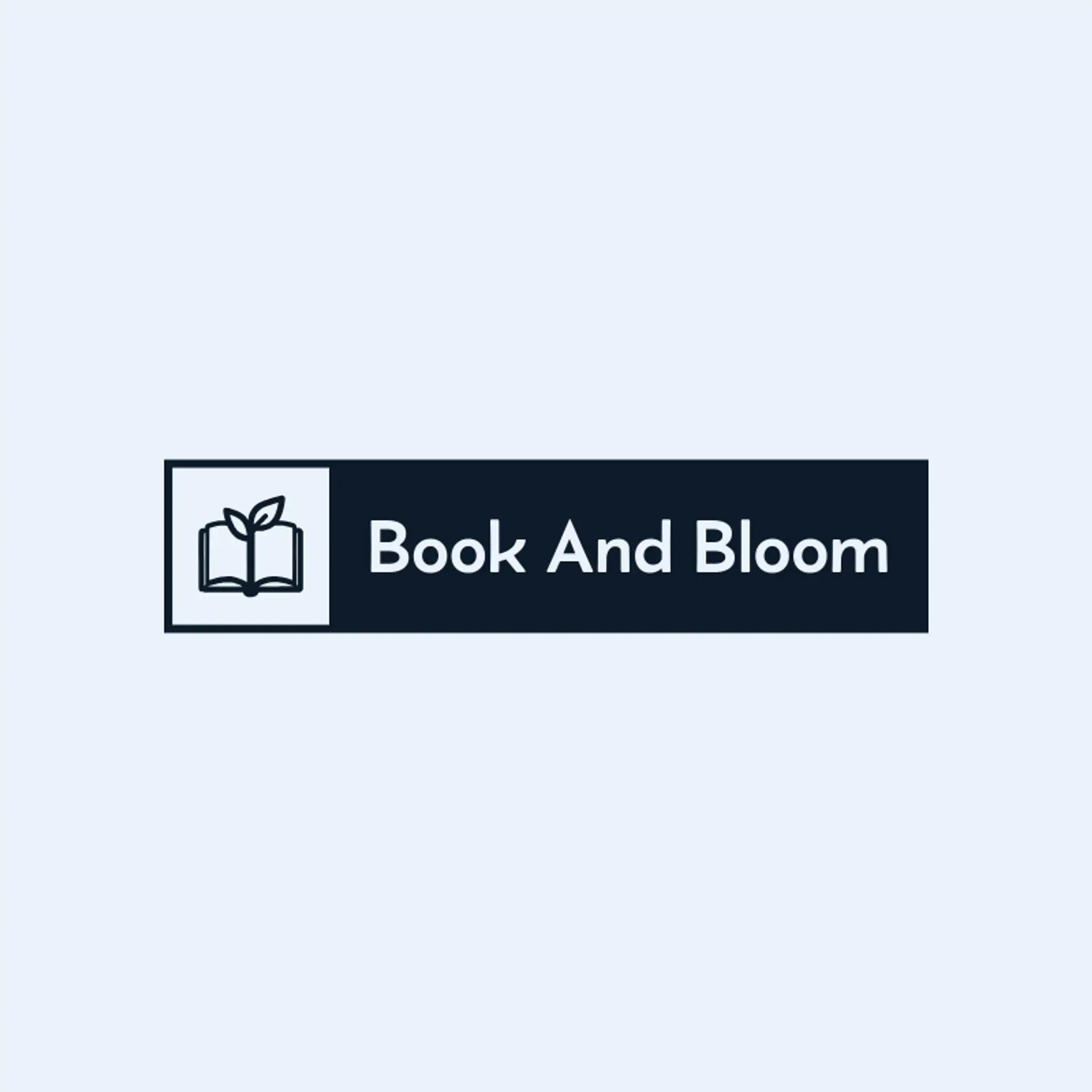 Book and Bloom logo for stem