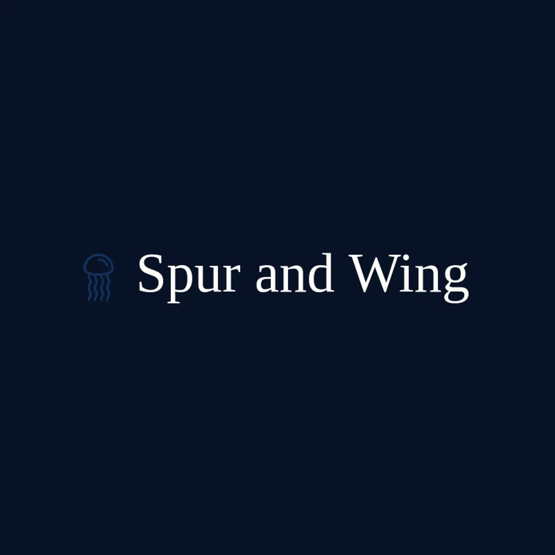Spur and Wing logo for sting