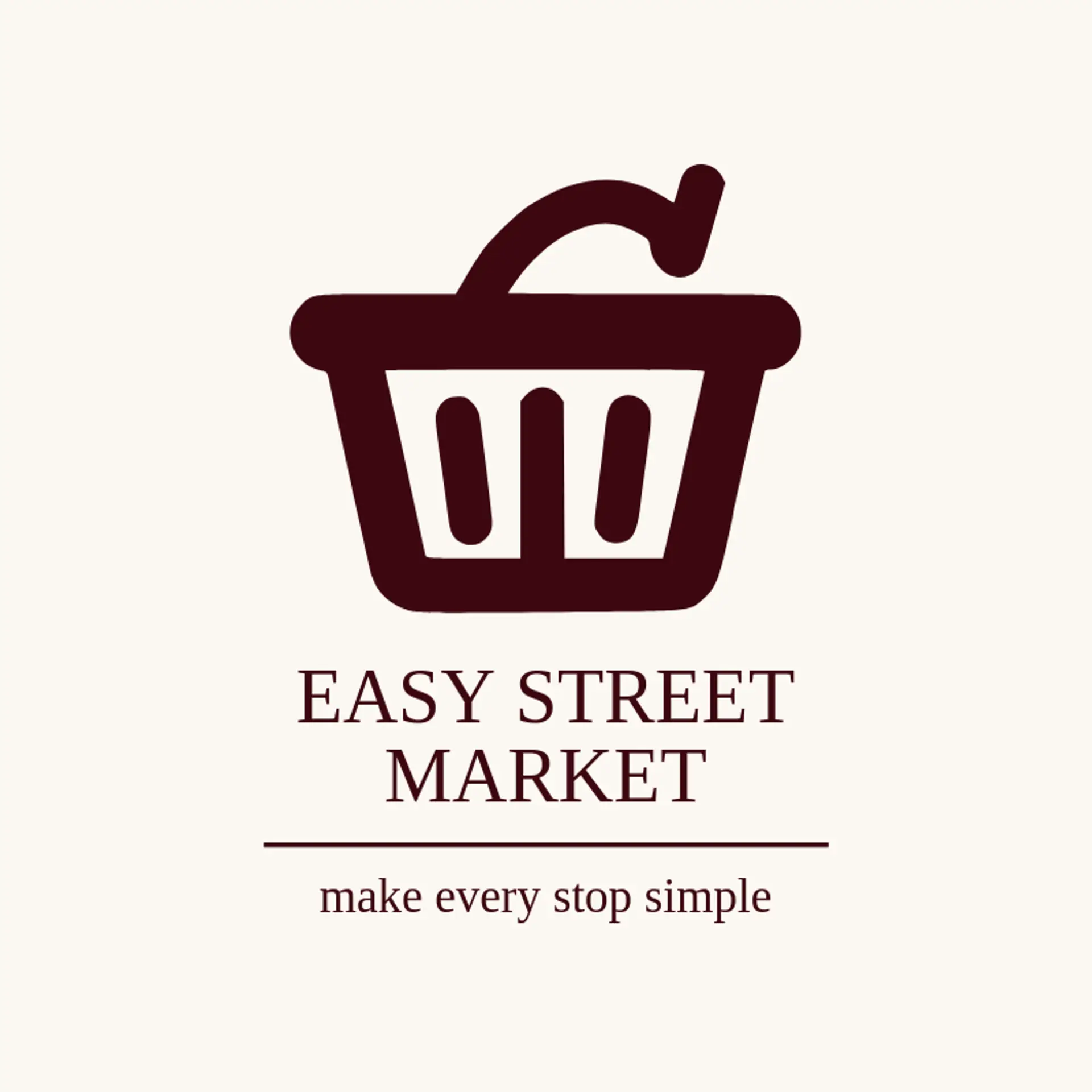 Easy Street Market logo for convenience store