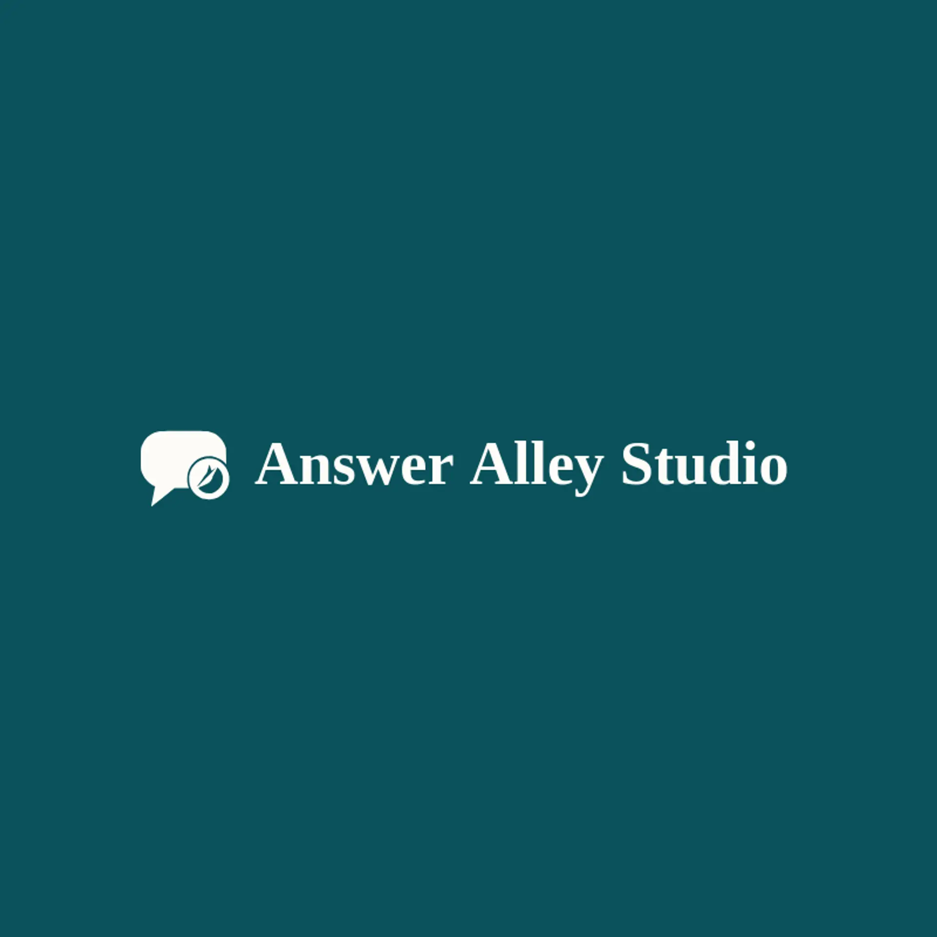 Answer Alley Studio logo for chatbot