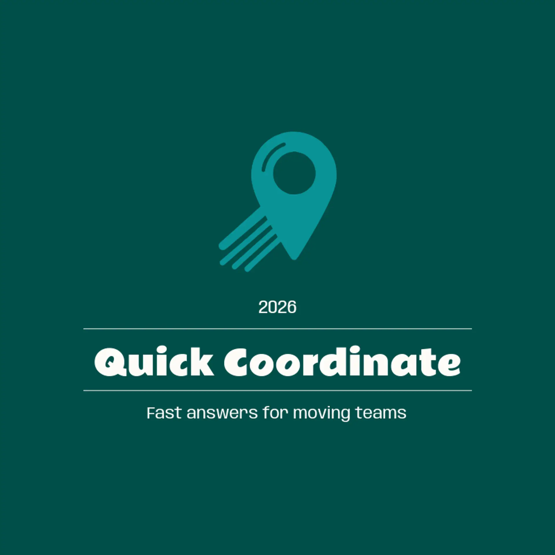 Quick Coordinate logo for dispatcher