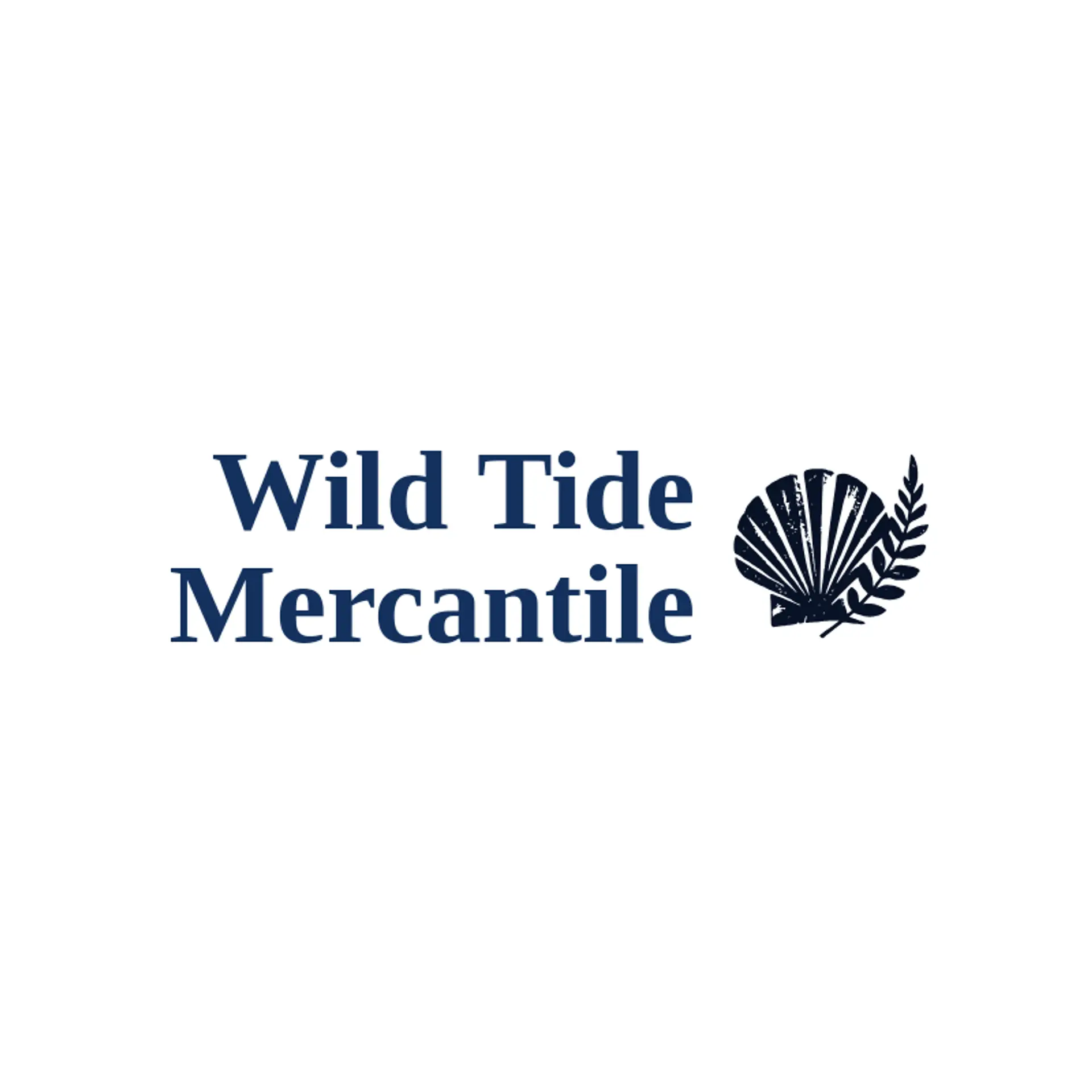 Wild Tide Mercantile logo for shell
