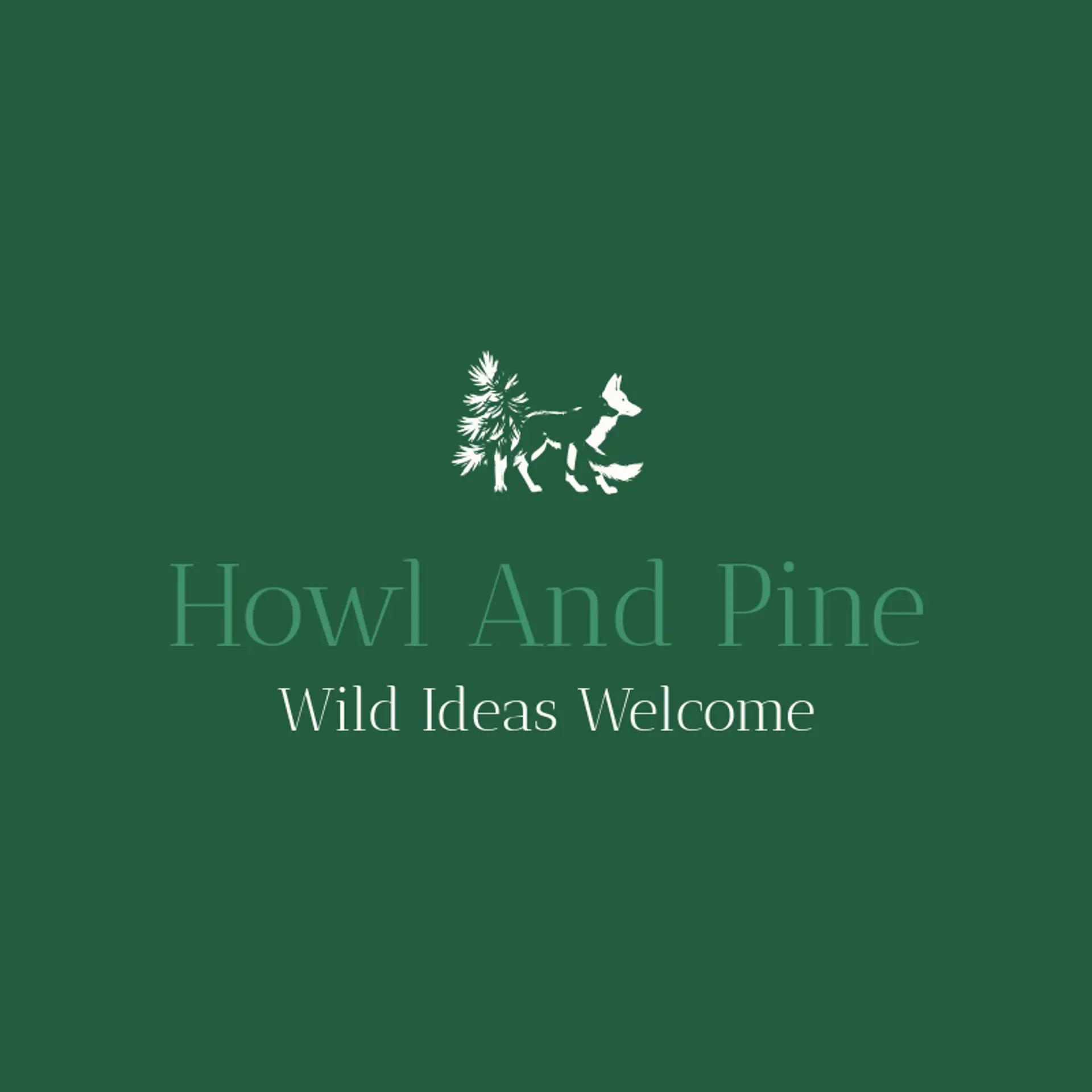 Howl And Pine logo for coyote
