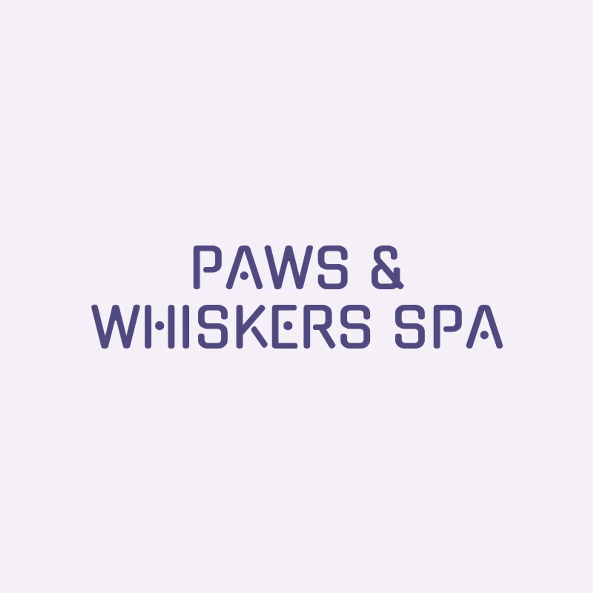 Furry Finish logo for pet grooming