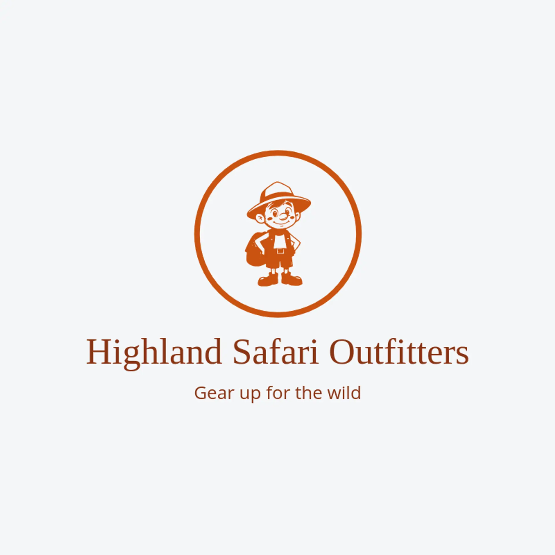 Highland Safari Outfitters logo for safari