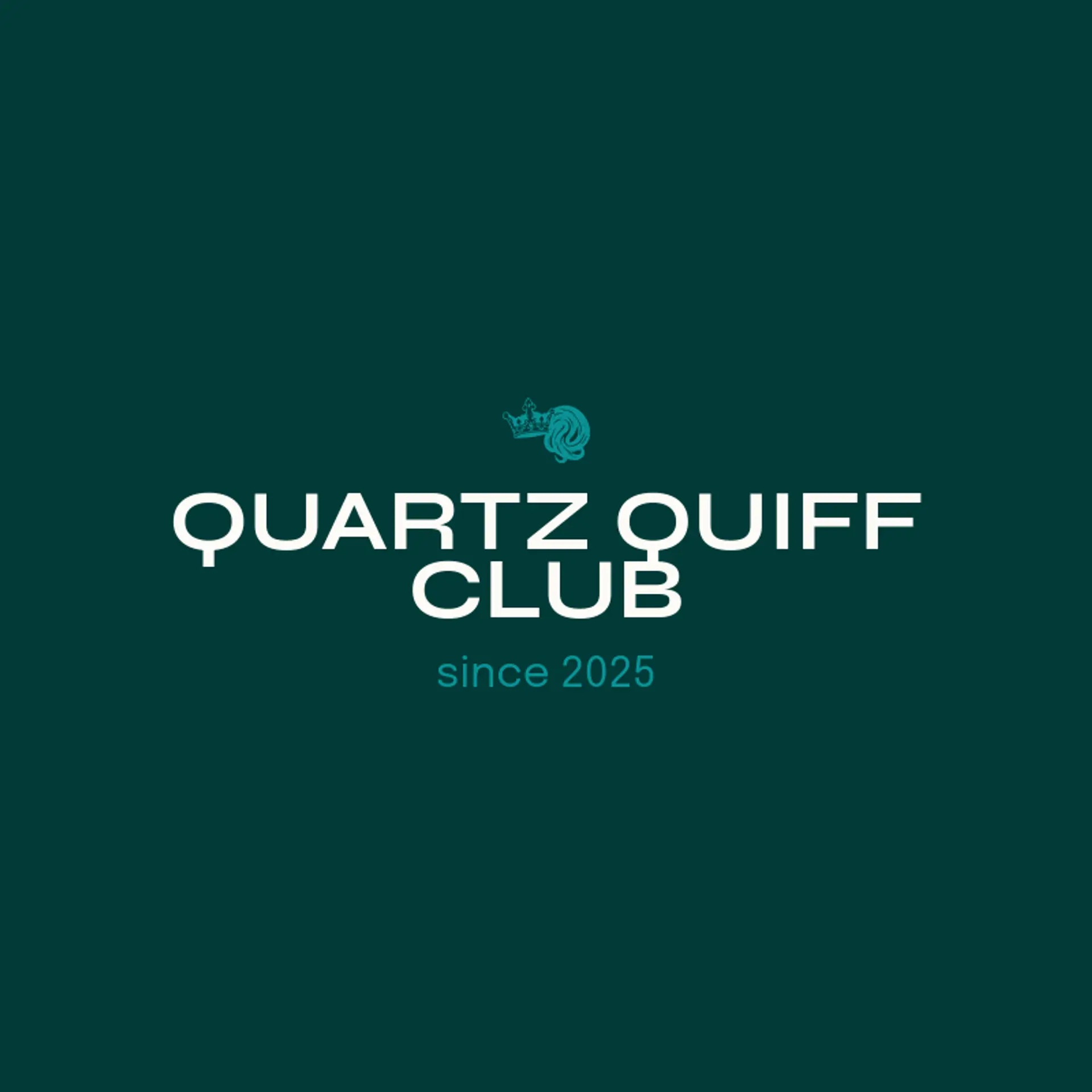 Quartz Quiff Club logo for hair stylist
