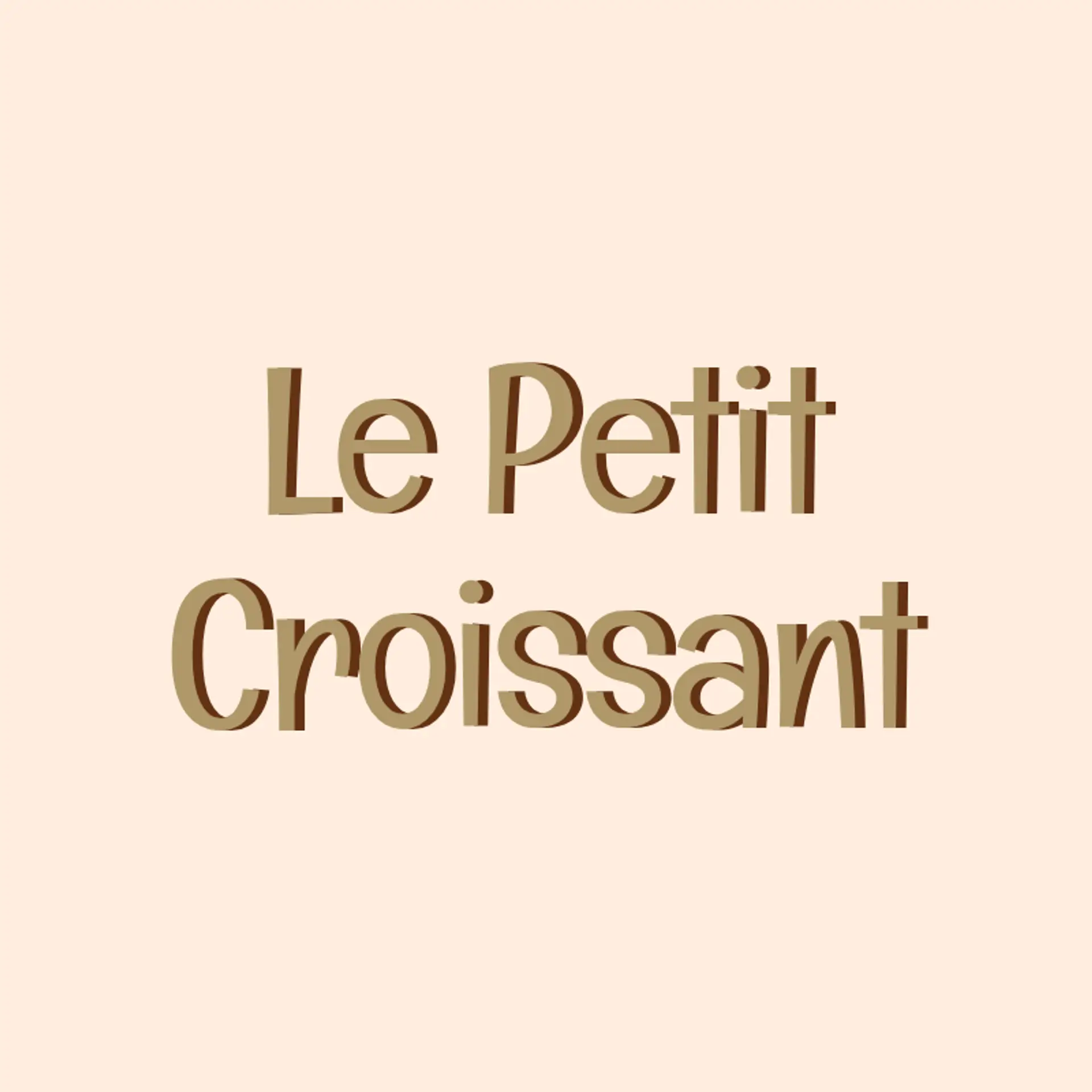 Café Parisien logo for french cafe