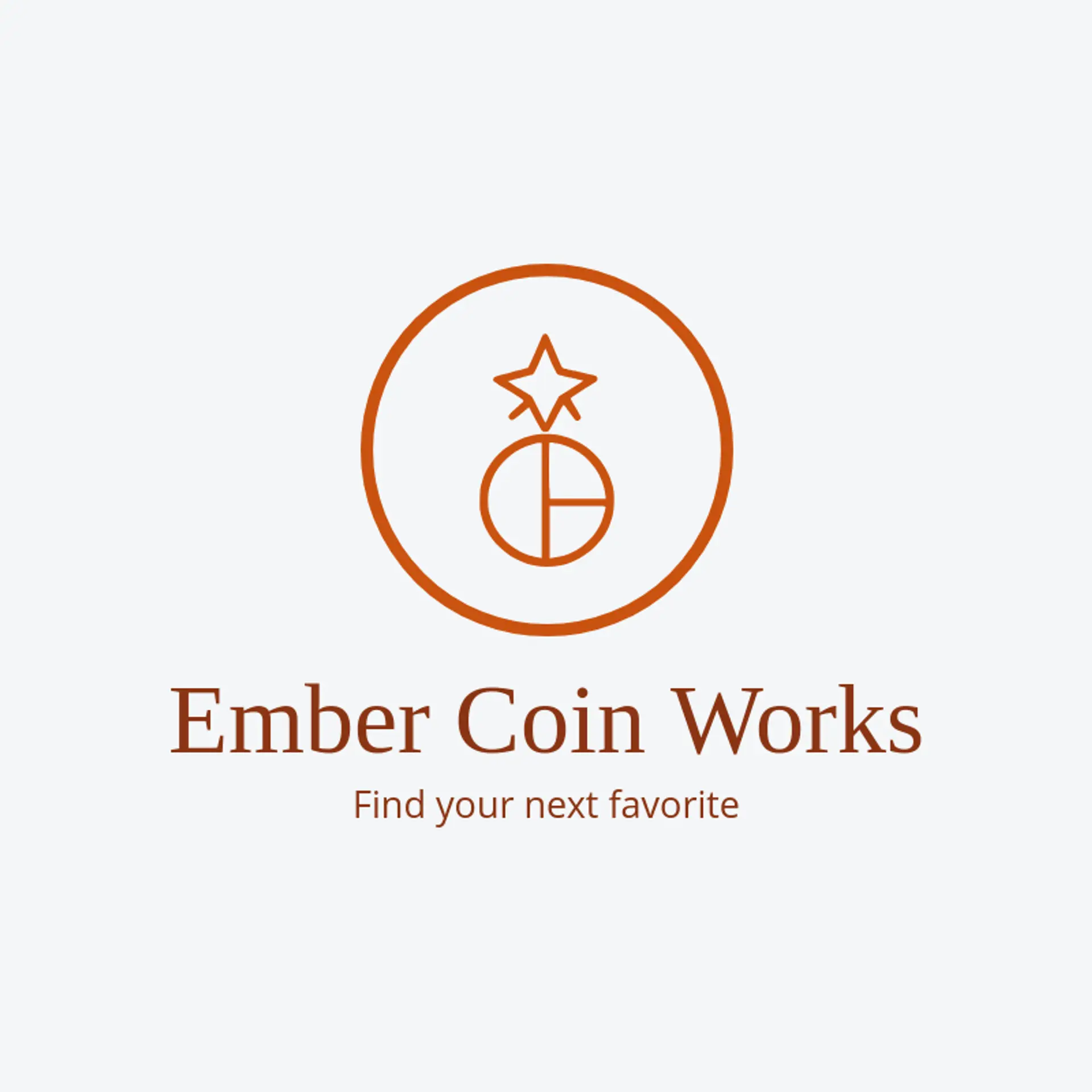 Ember Coin Works logo for coin