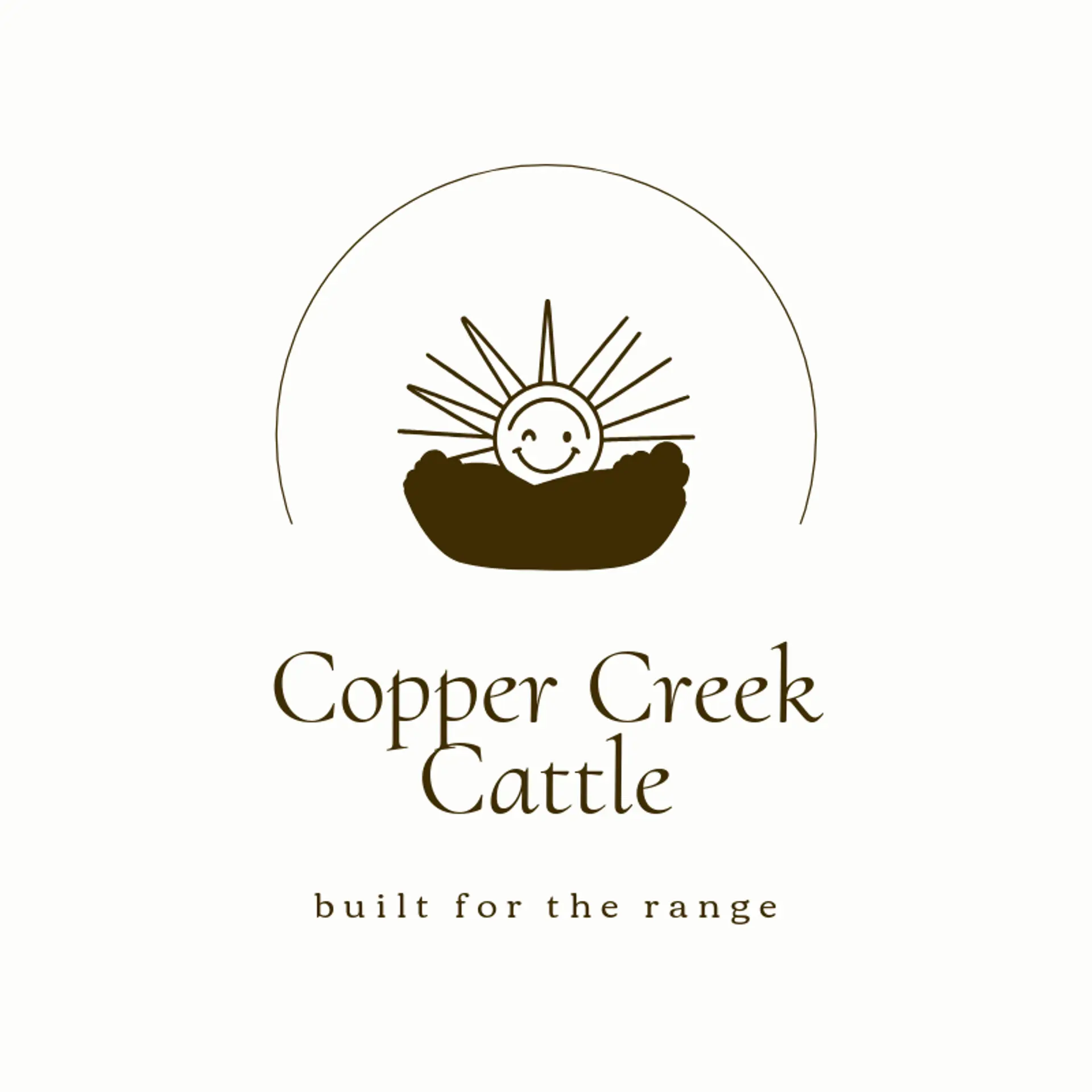Copper Creek Cattle logo for ranch