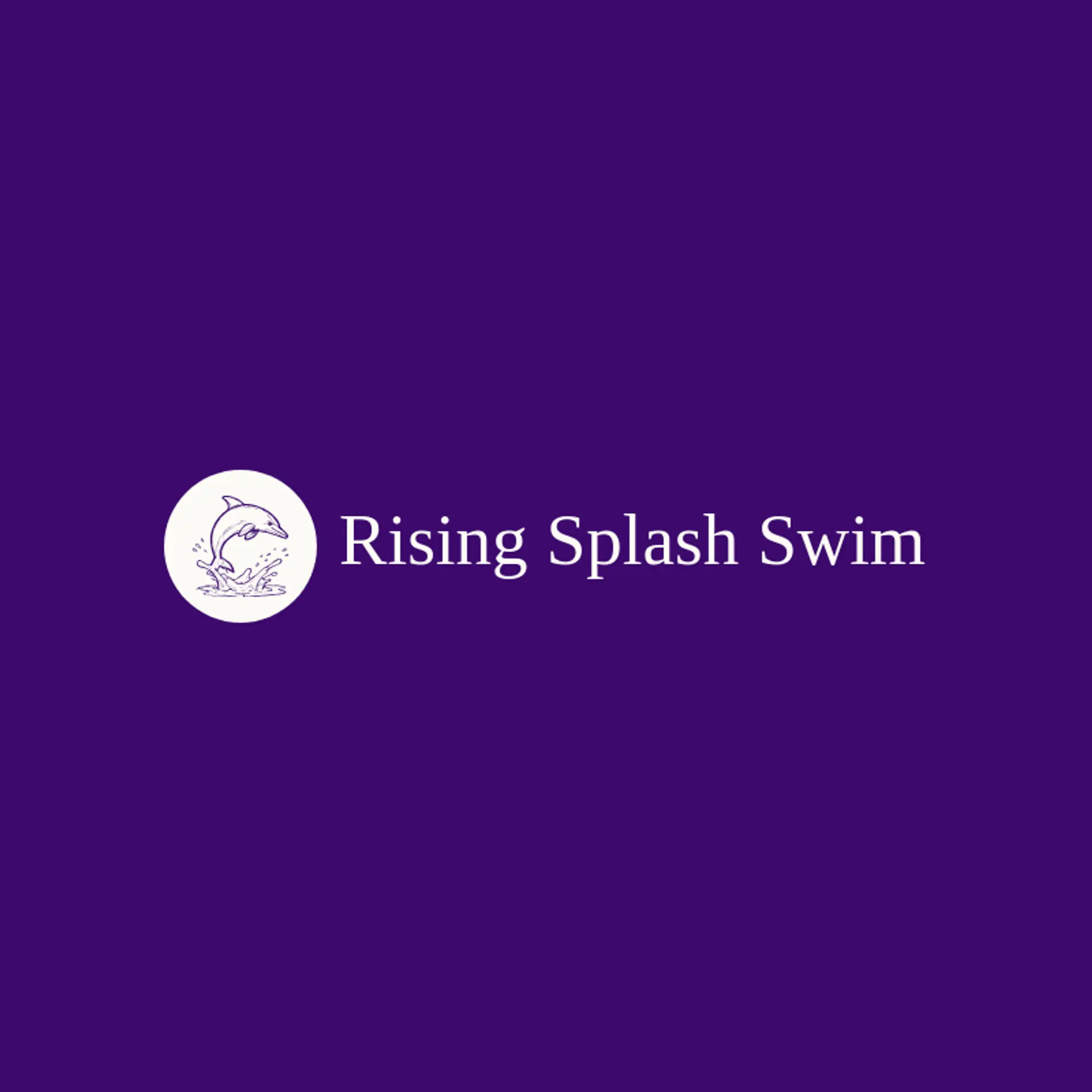 Rising Splash Swim logo for swimming
