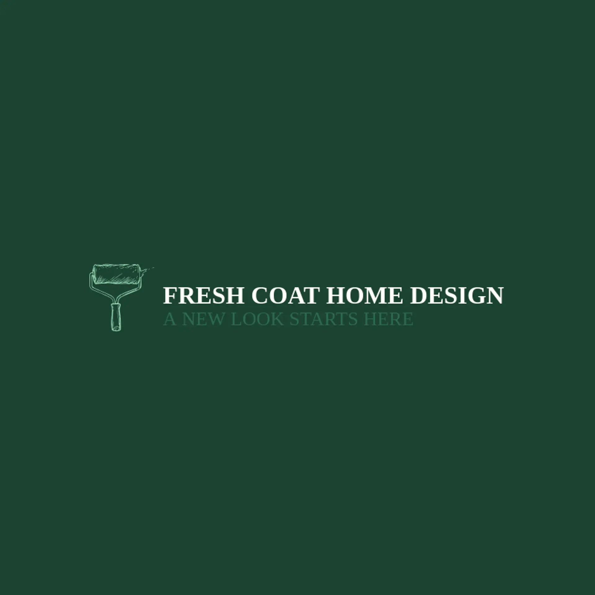 Fresh Coat Home Design logo for remodeling
