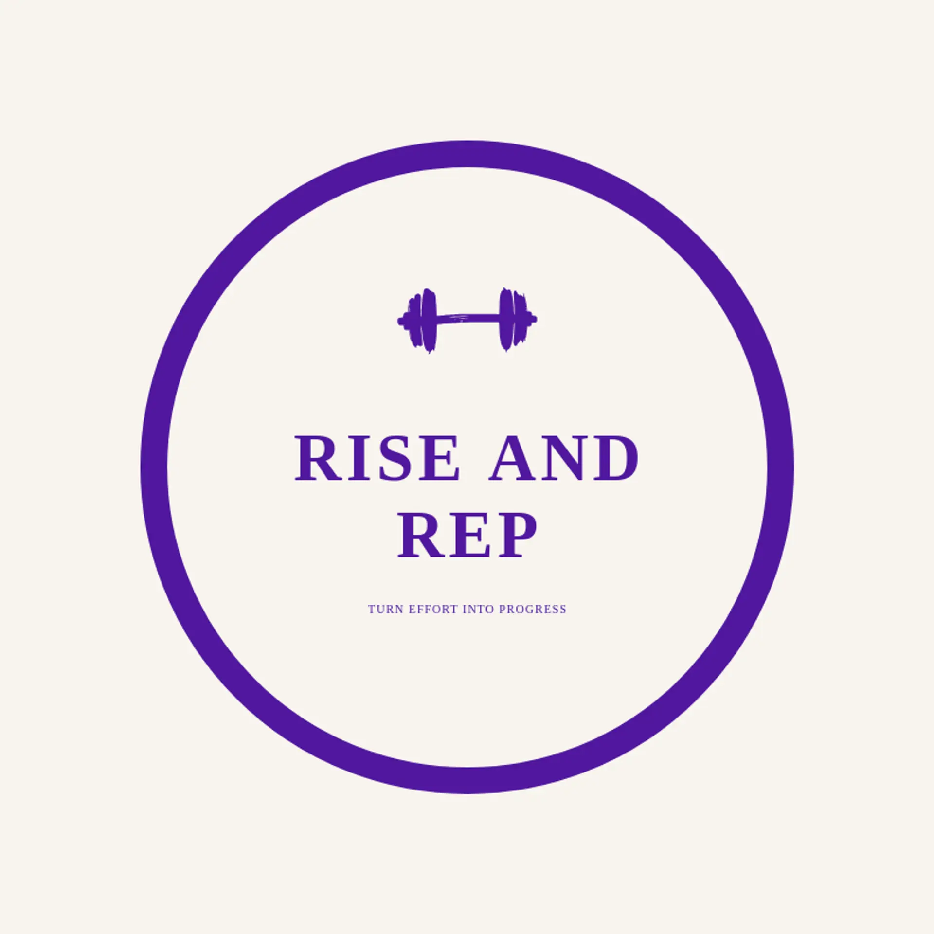 Rise and Rep logo for exercise