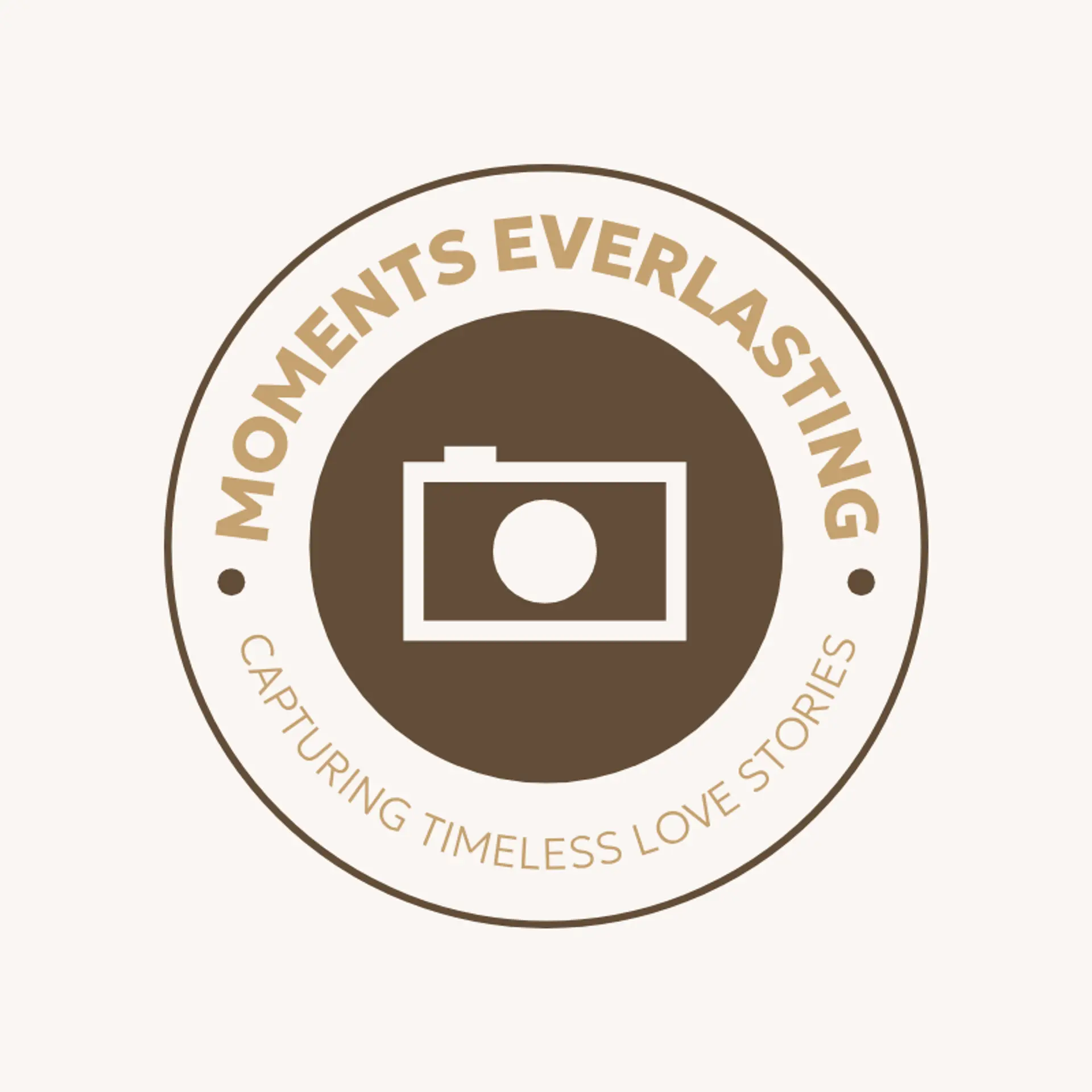 Moments Everlasting logo for wedding photographer