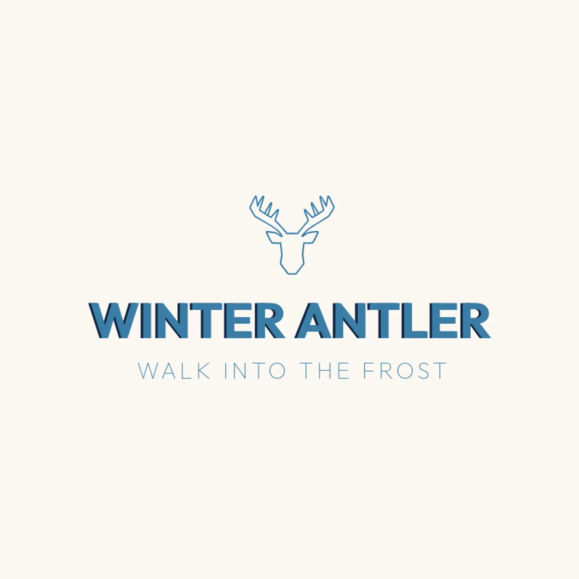 Winter Antler logo for death metal