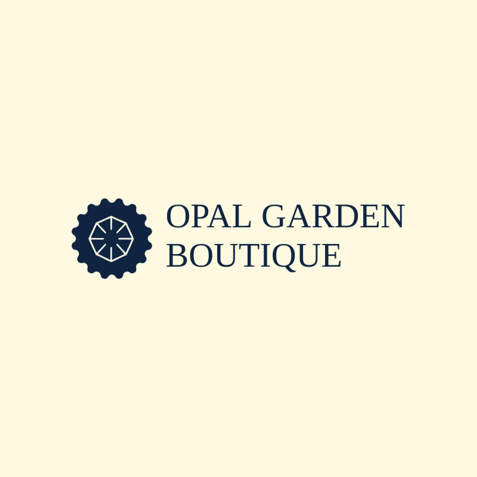 Opal Garden Boutique logo for sparkle