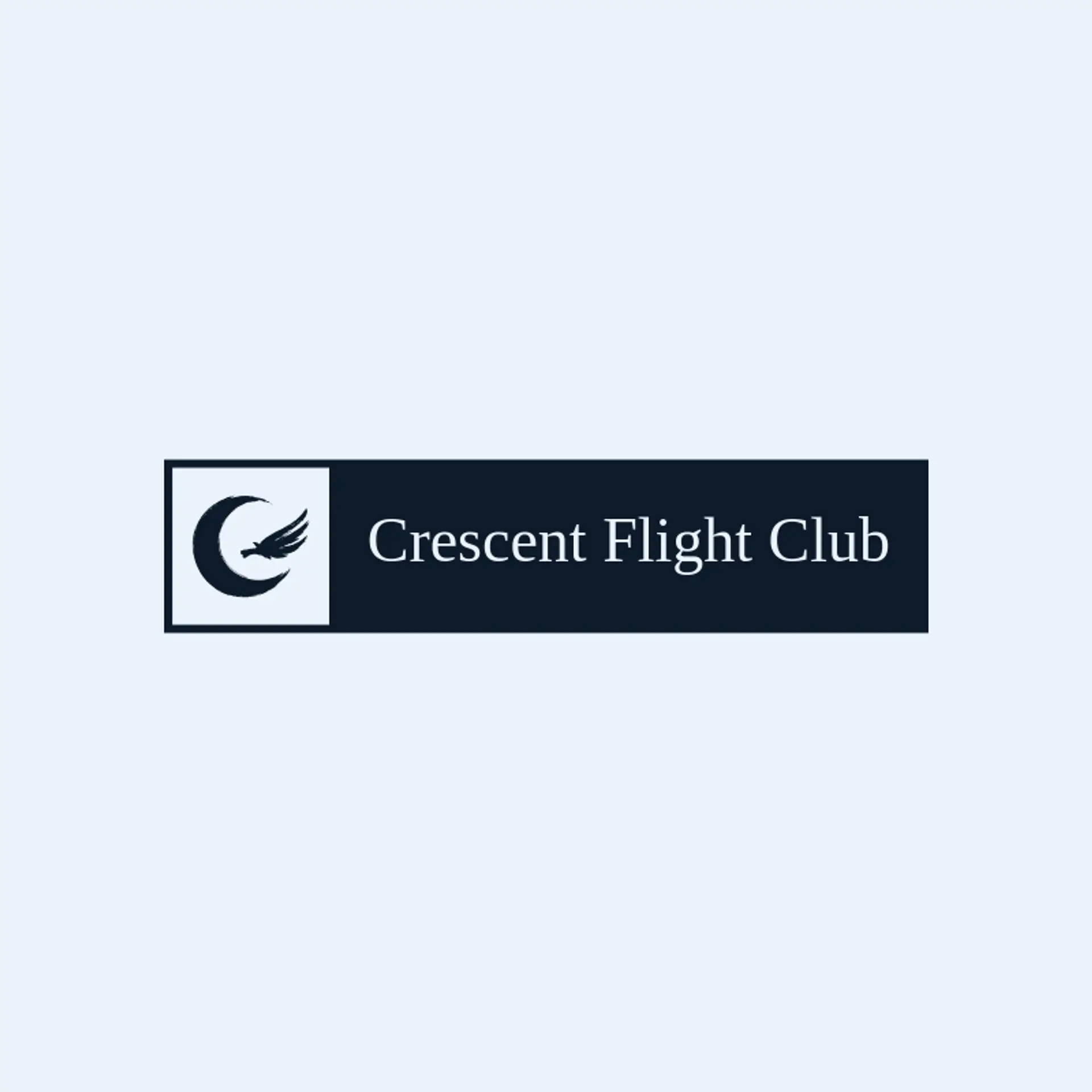 Crescent Flight Club logo for pegasus