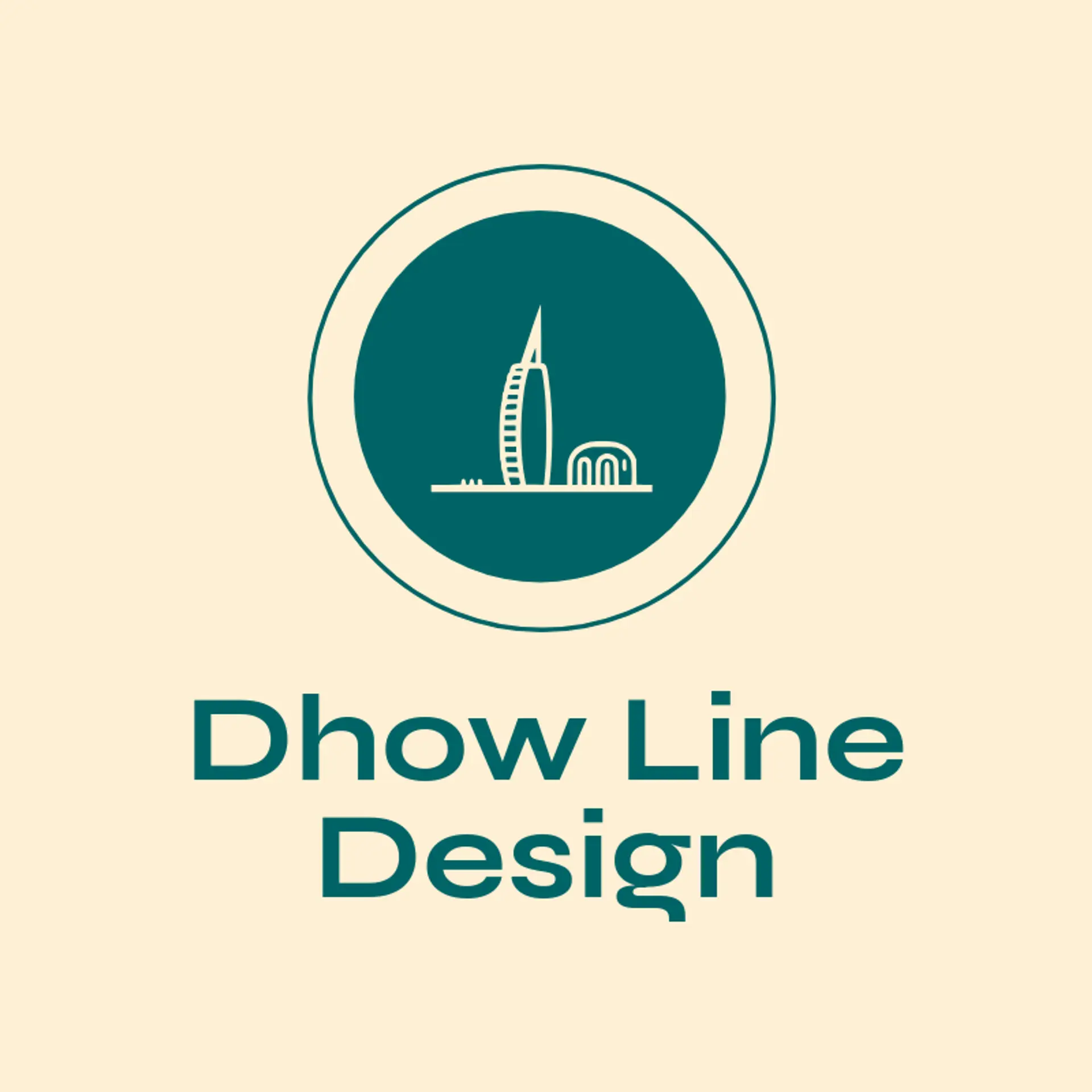 Dhow Line Design logo for dubai