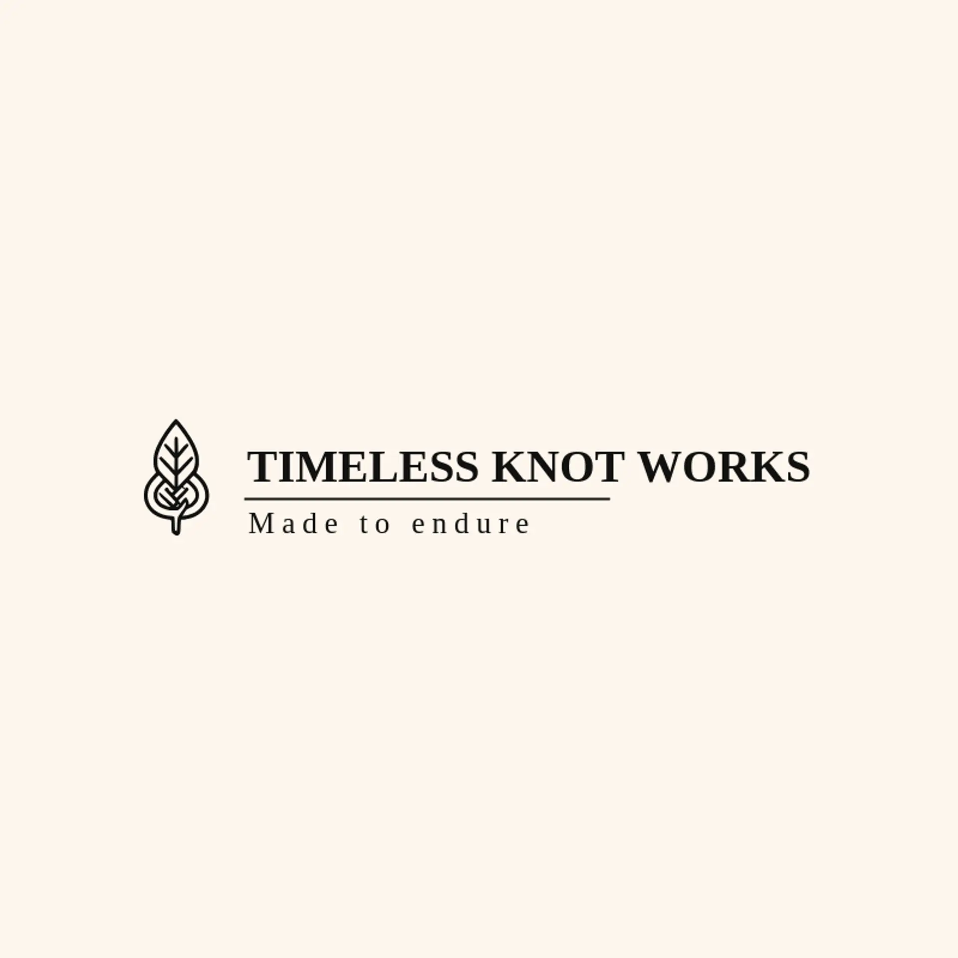 Timeless Knot Works logo for irish