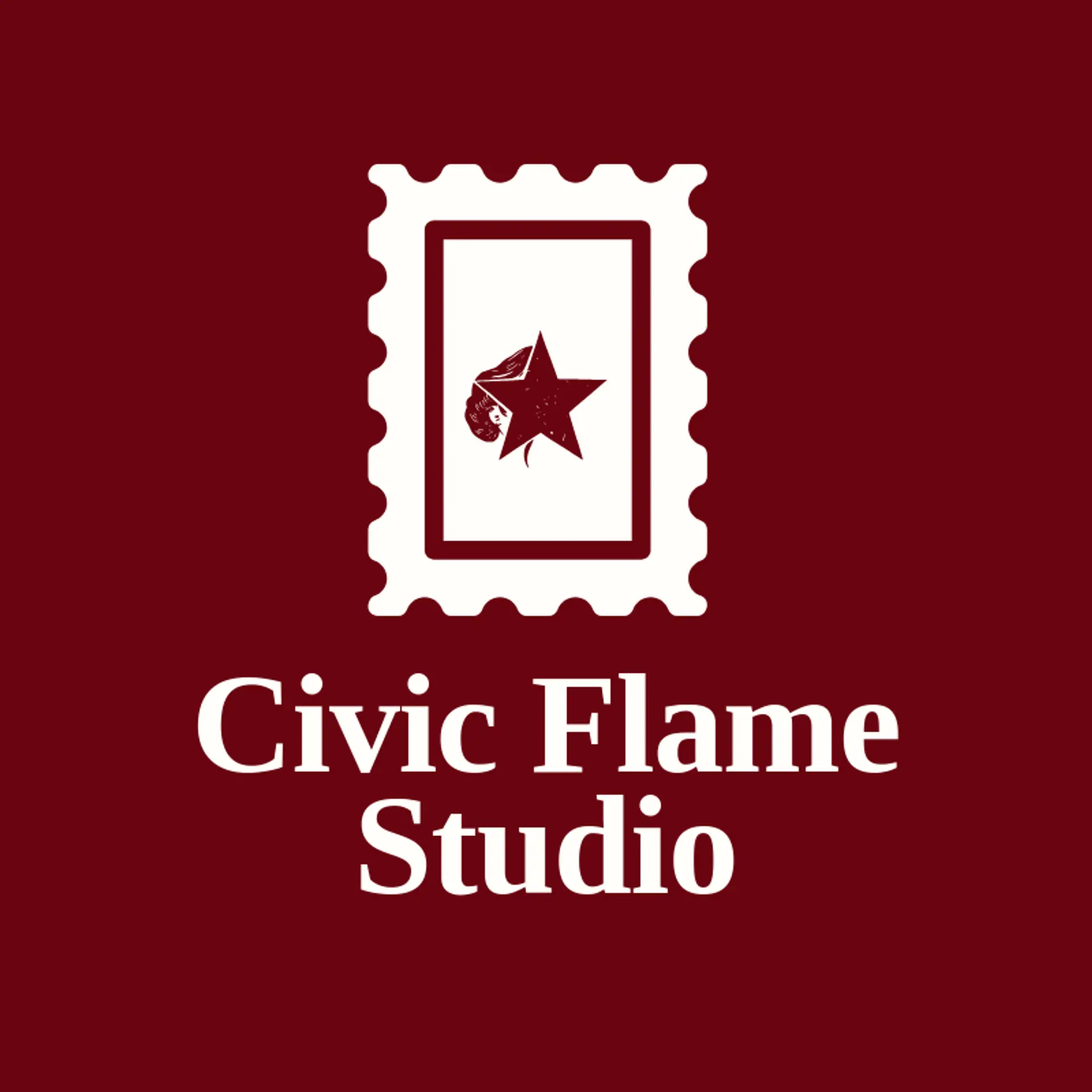 Civic Flame Studio logo for revolution
