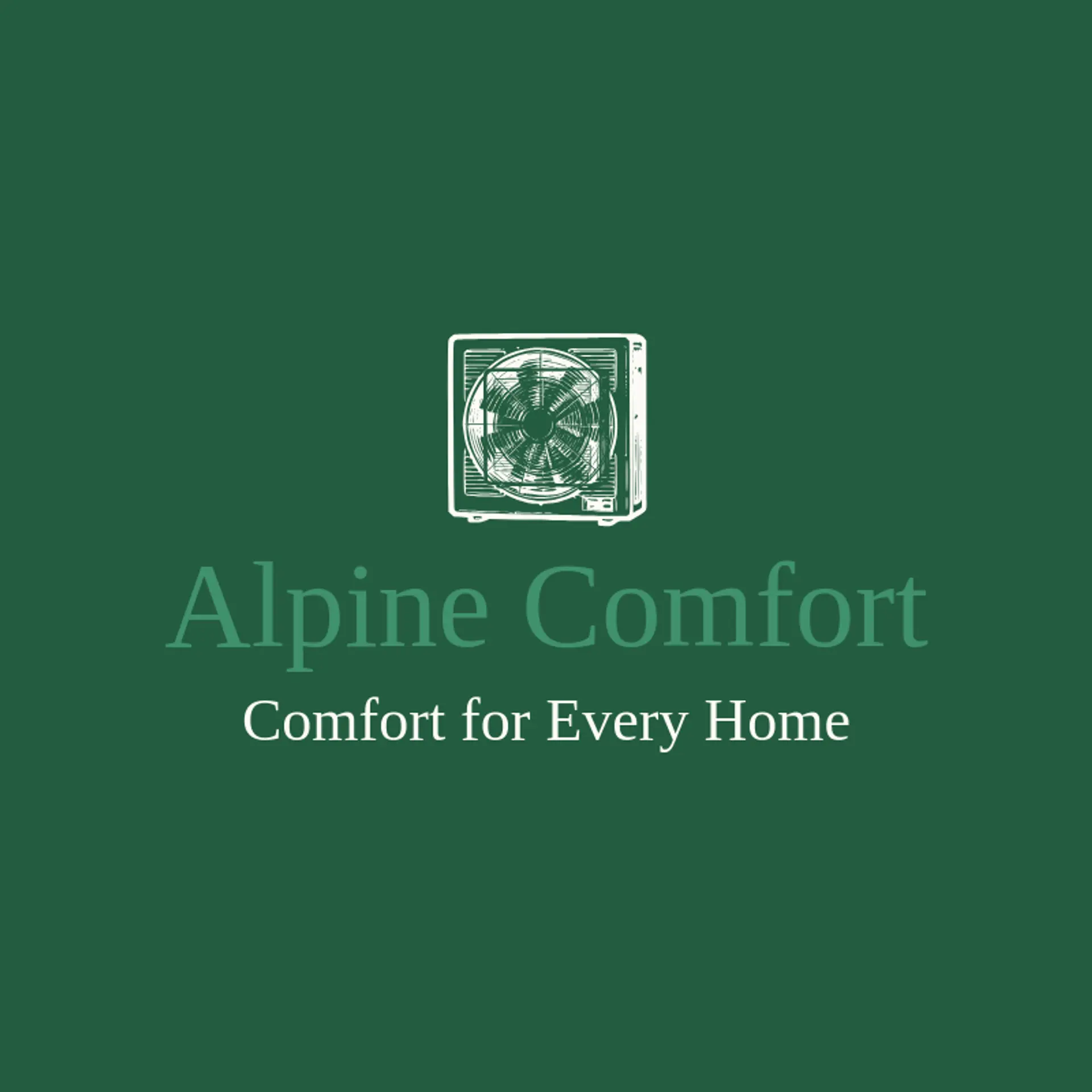Alpine Comfort logo for air conditioning