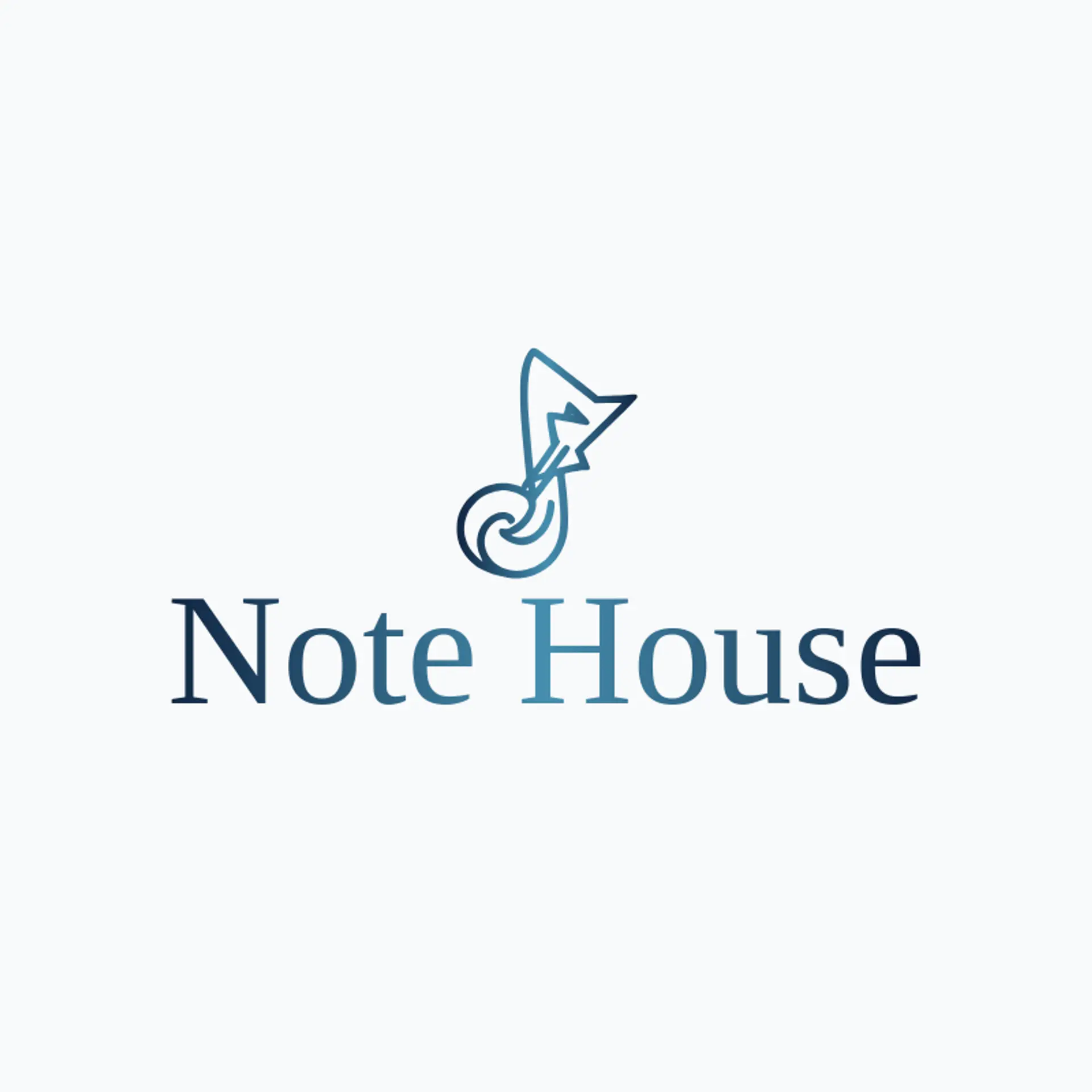 Note House logo for hip hop