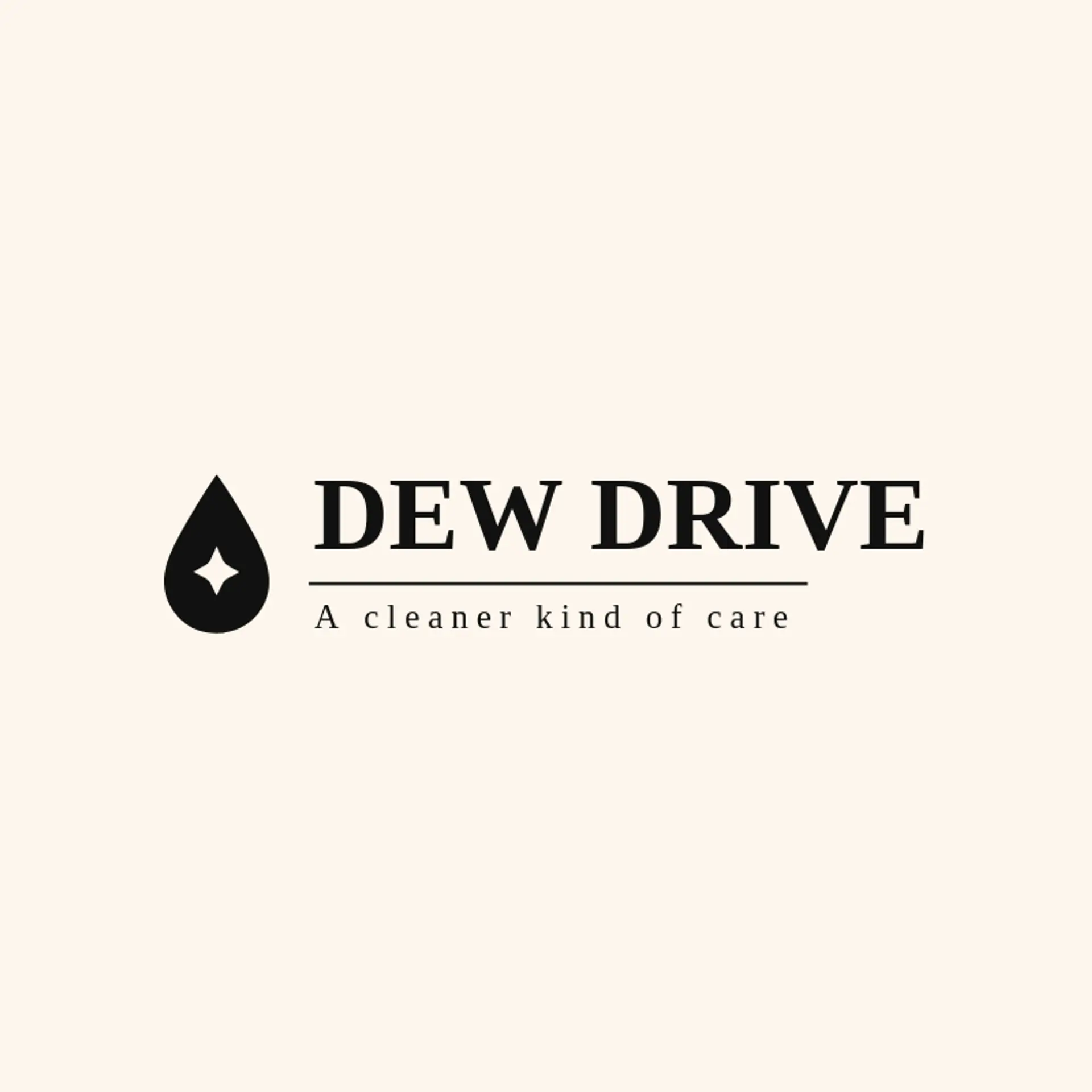 Dew Drive logo for auto detailing