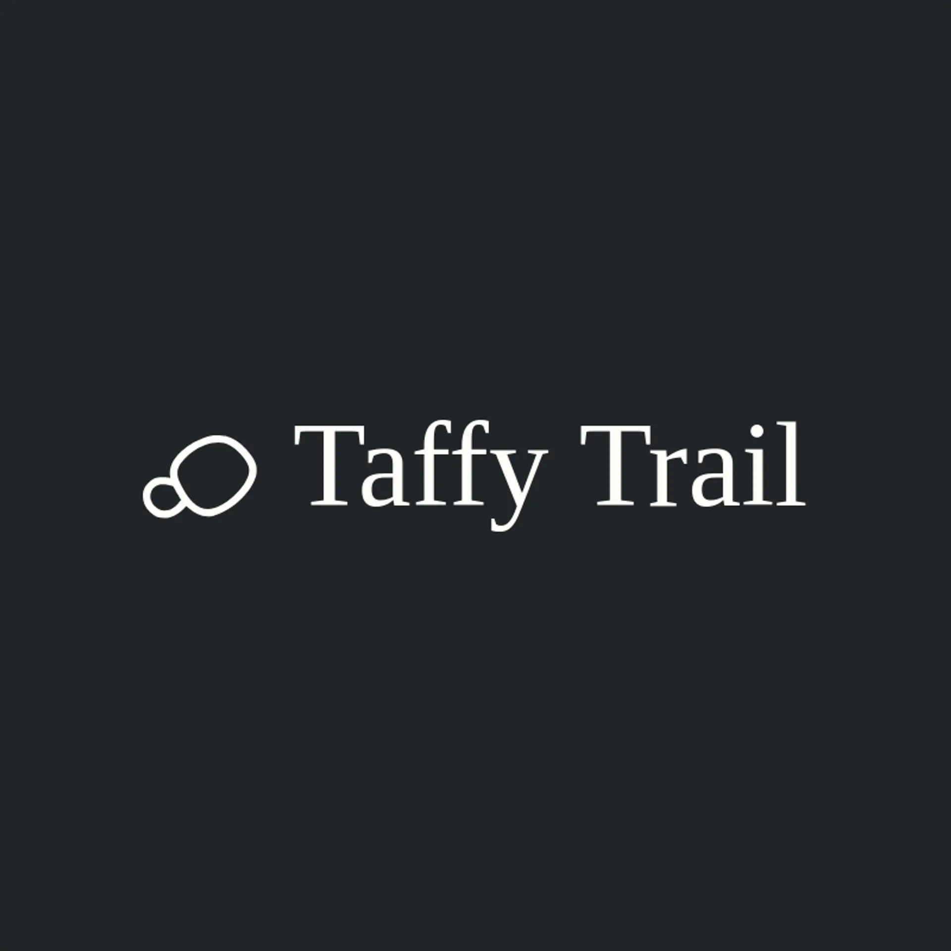 Taffy Trail logo for sweets