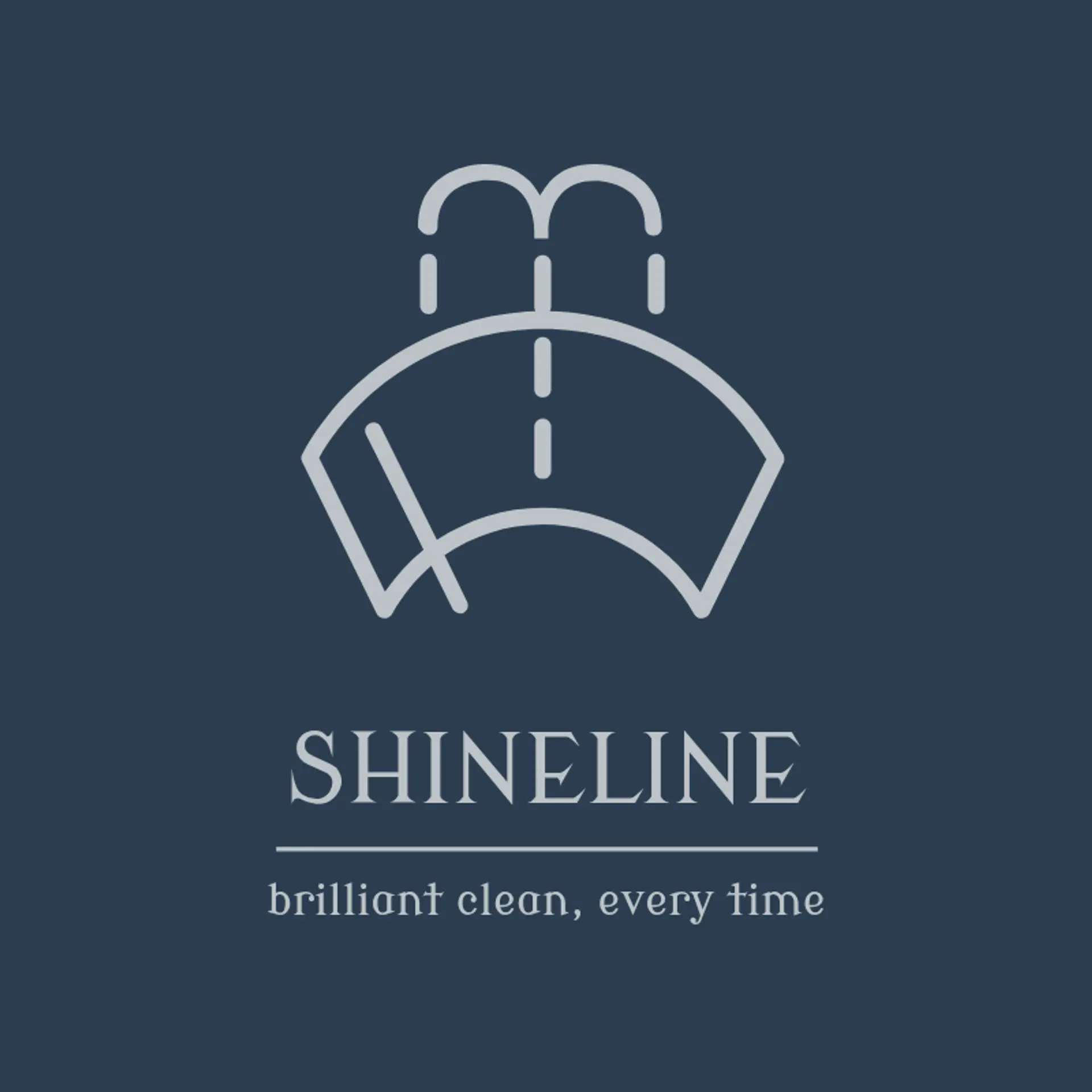 ShineLine logo for cleaning services