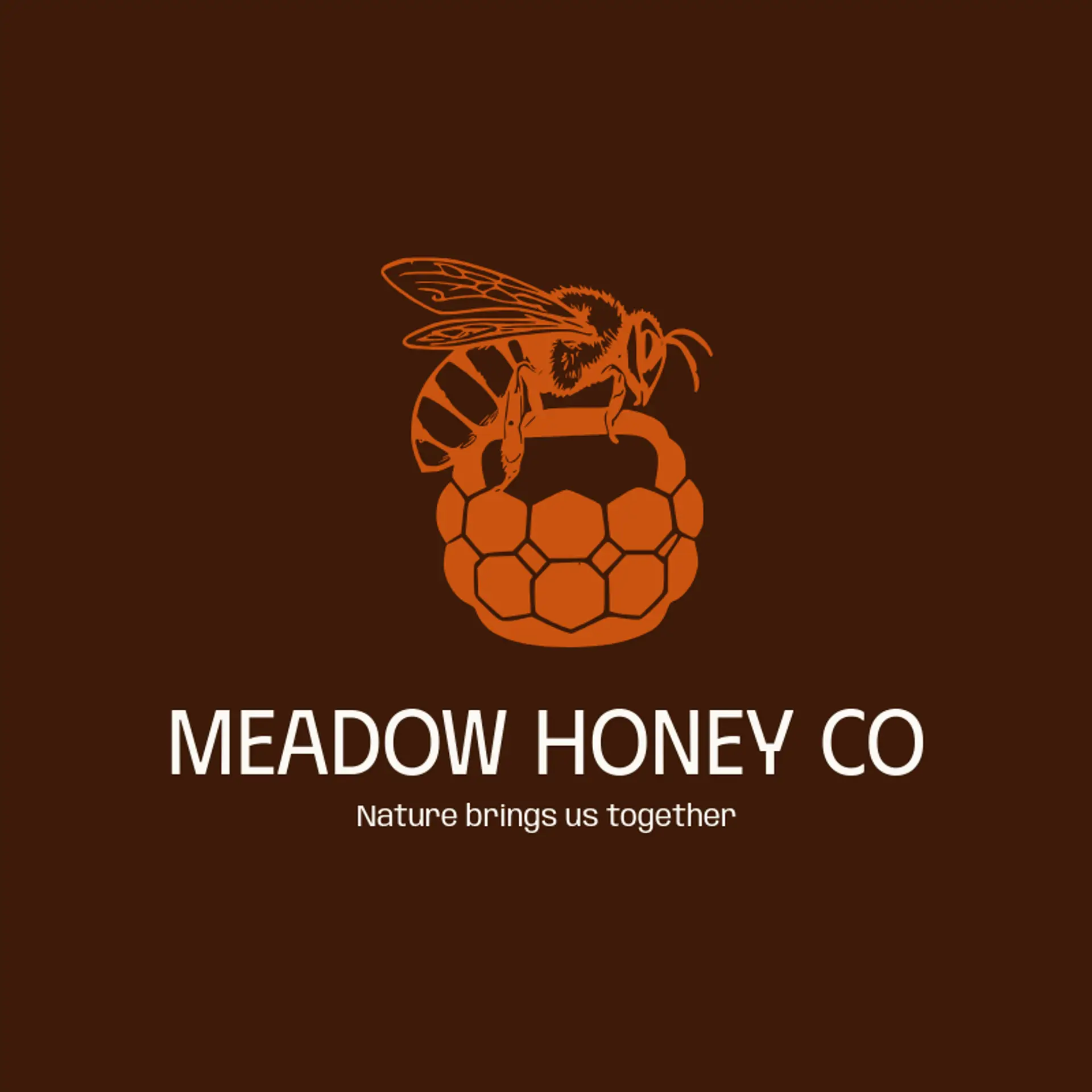 Meadow Honey Co logo for hive