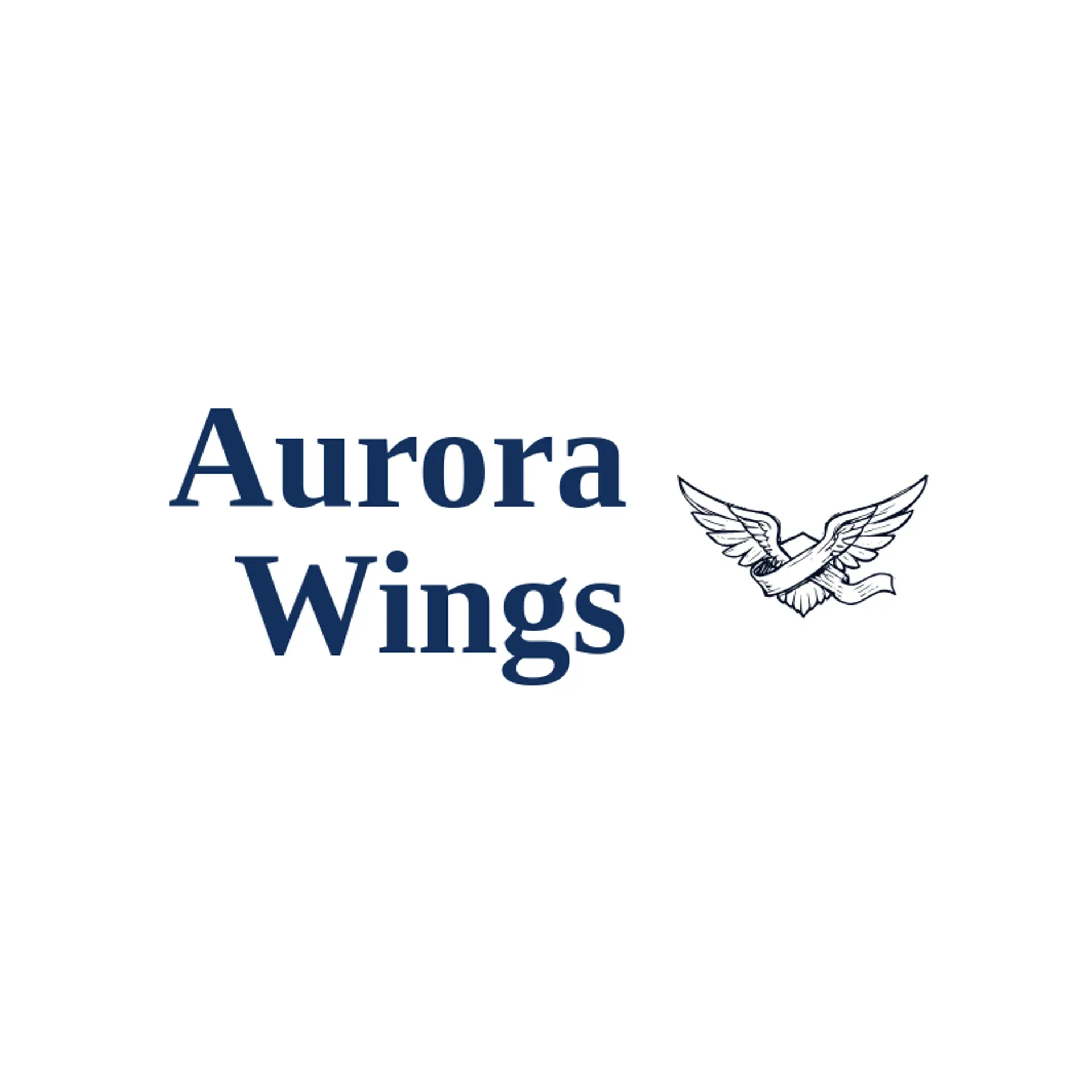 Aurora Wings logo for air force