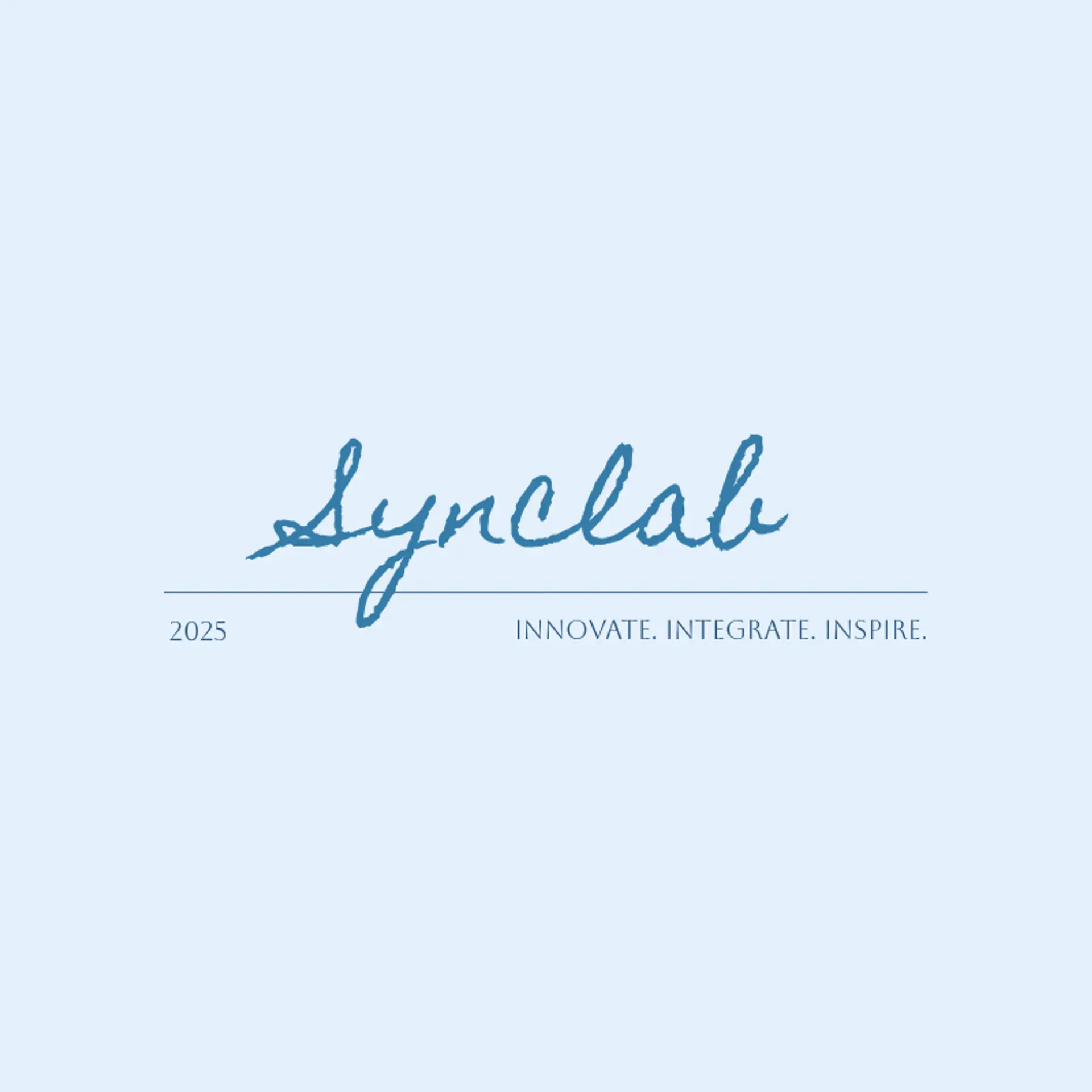 SyncLab logo for tech company
