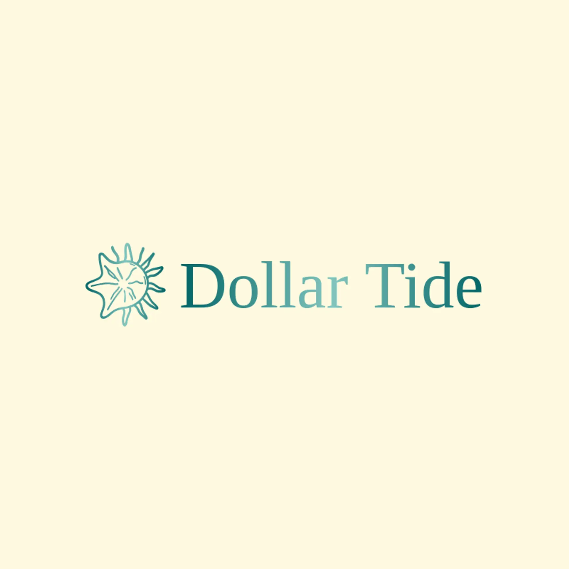 Dollar Tide logo for beach