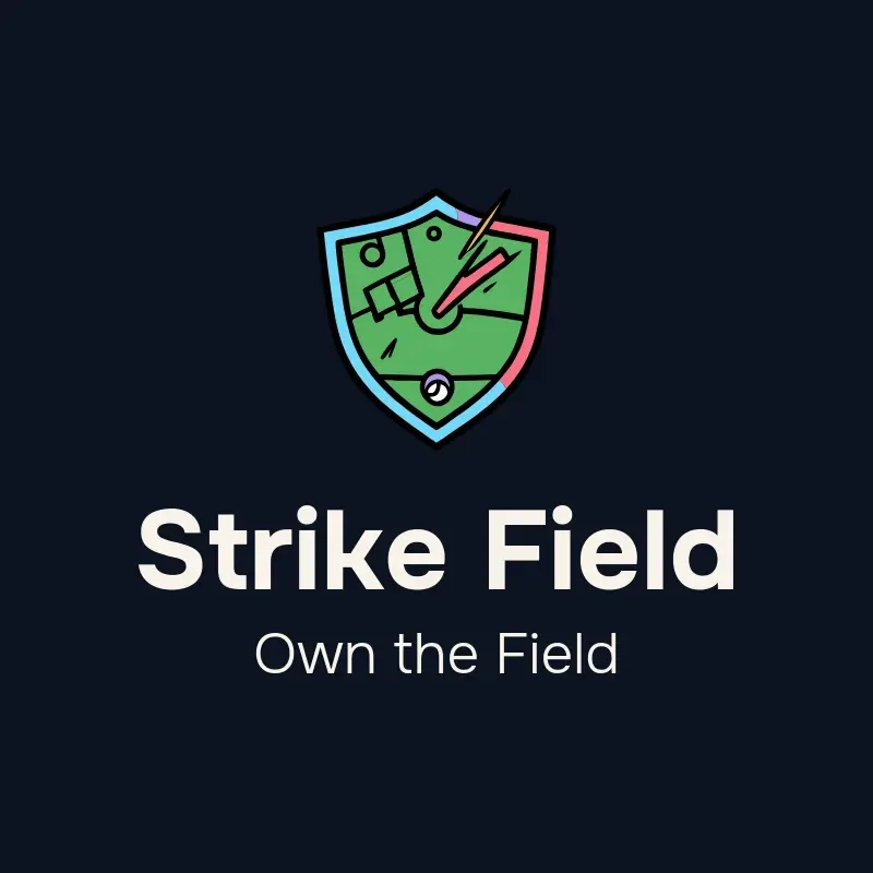 The team name Strike Field as a branded logo with a color icon