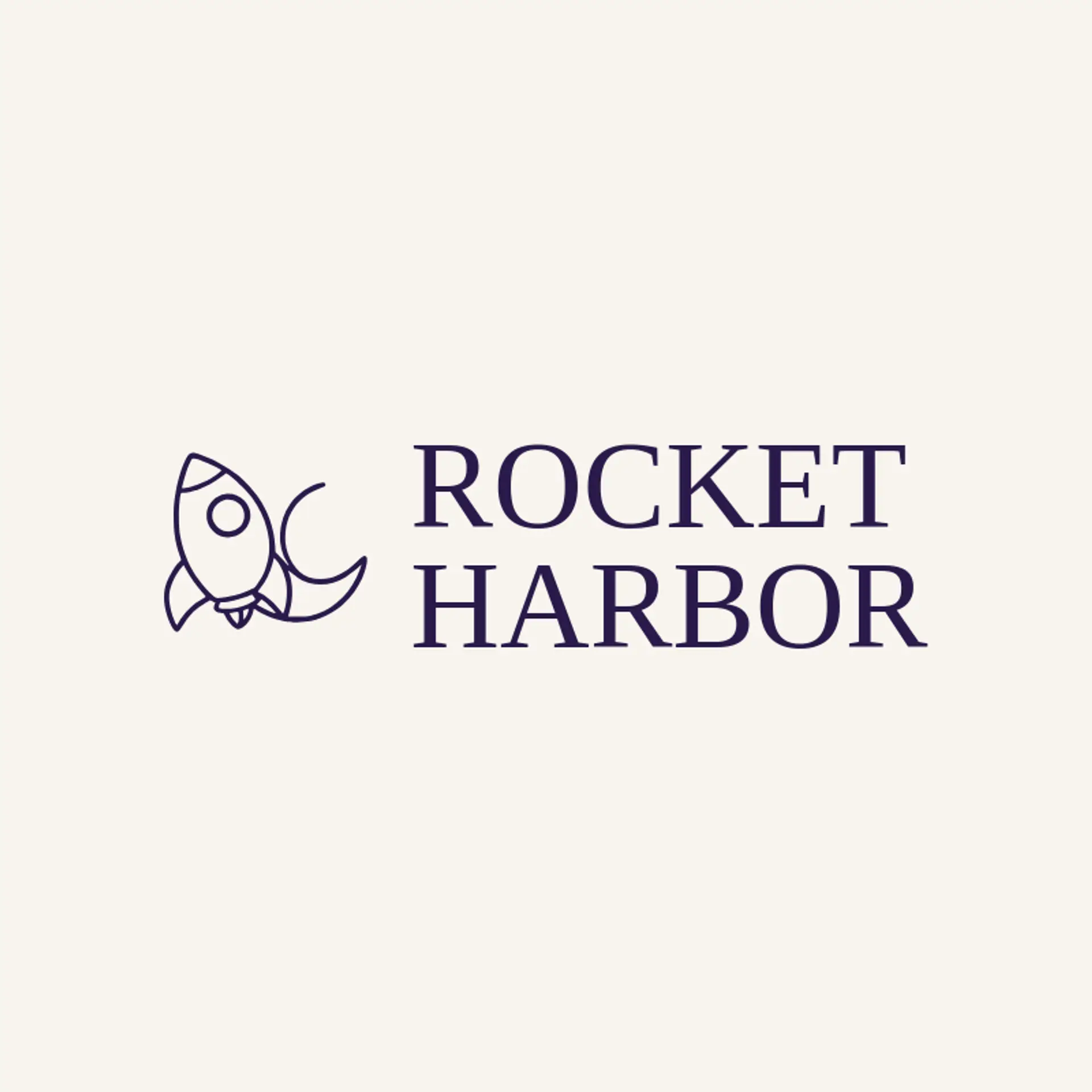 Rocket Harbor logo for aerospace