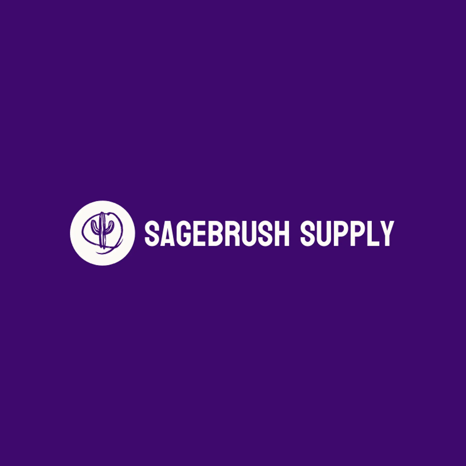 Sagebrush Supply logo for cowboy