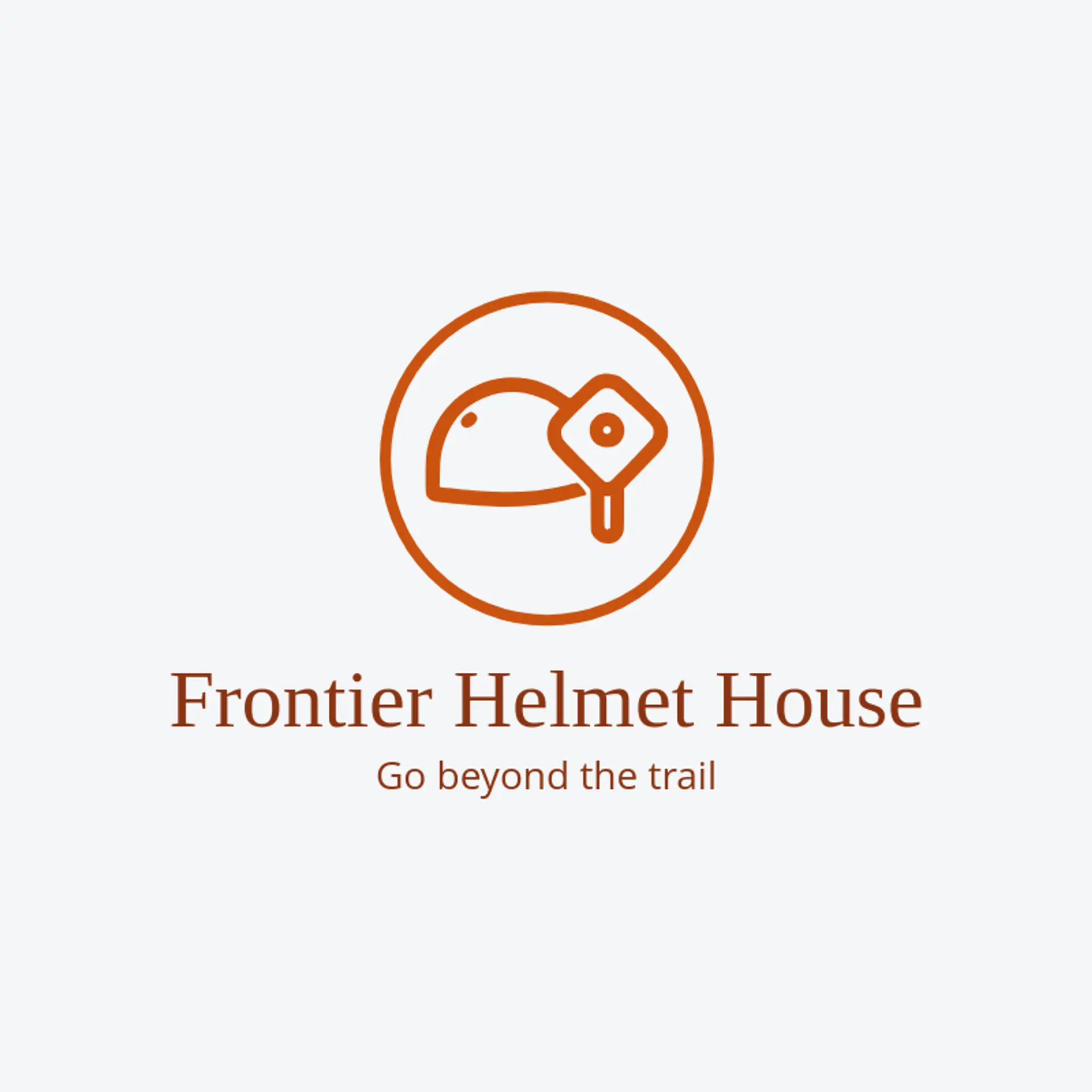 Frontier Helmet House logo for helmet