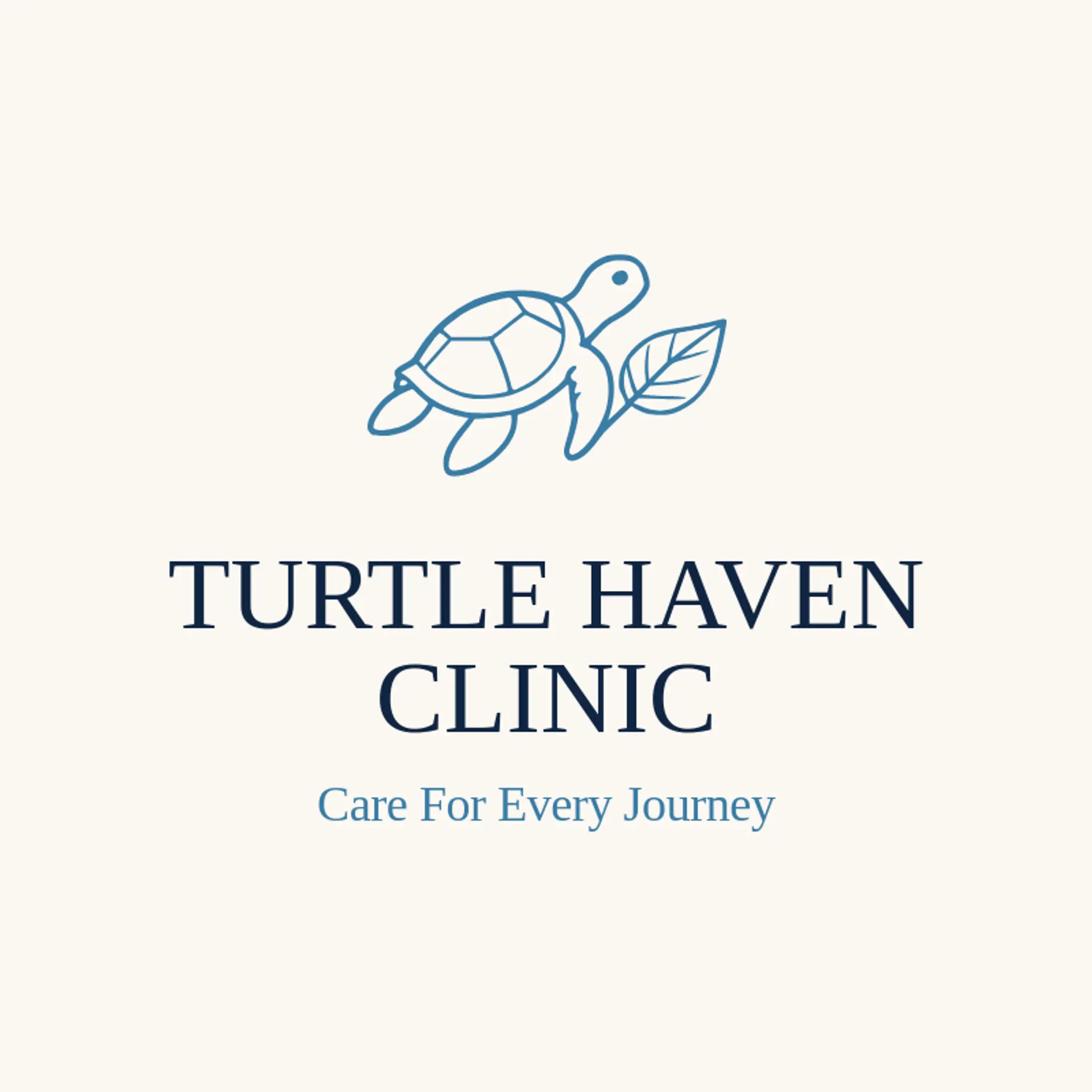 Turtle Haven Clinic logo for sea turtle