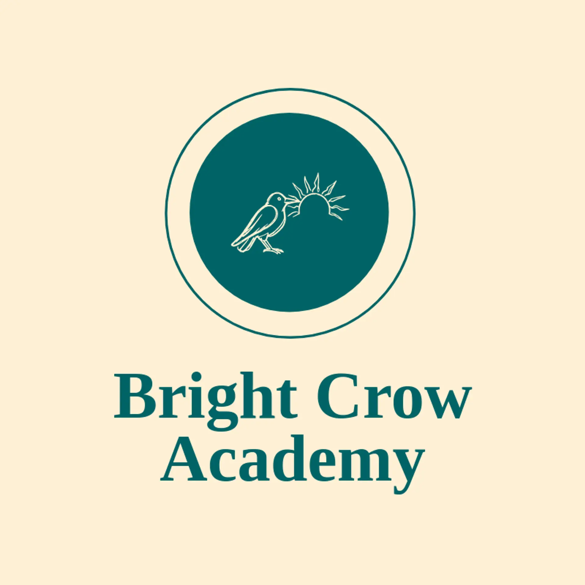 Bright Crow Academy logo for crow