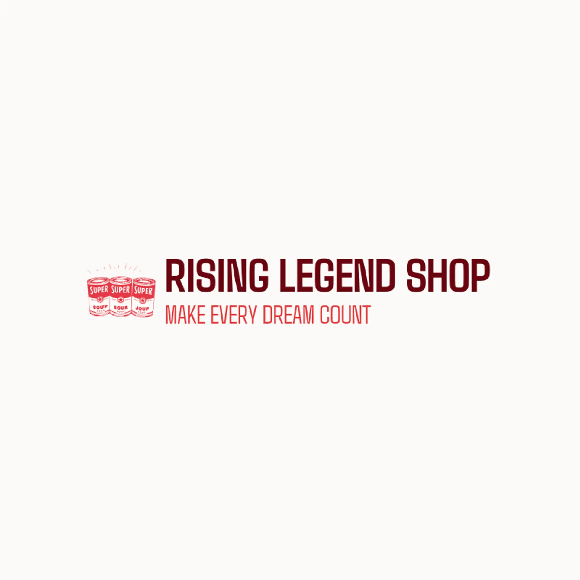 Rising Legend Shop logo for super