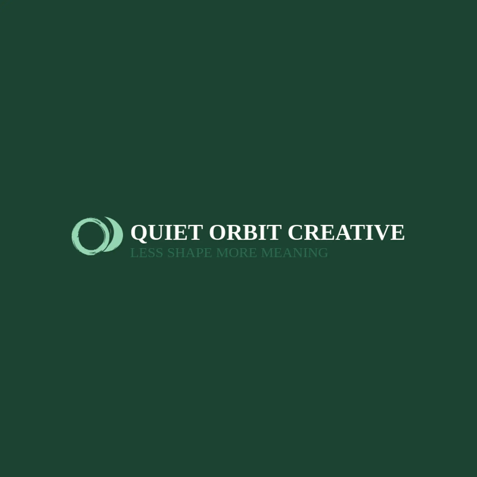 Quiet Orbit Creative logo for sphere