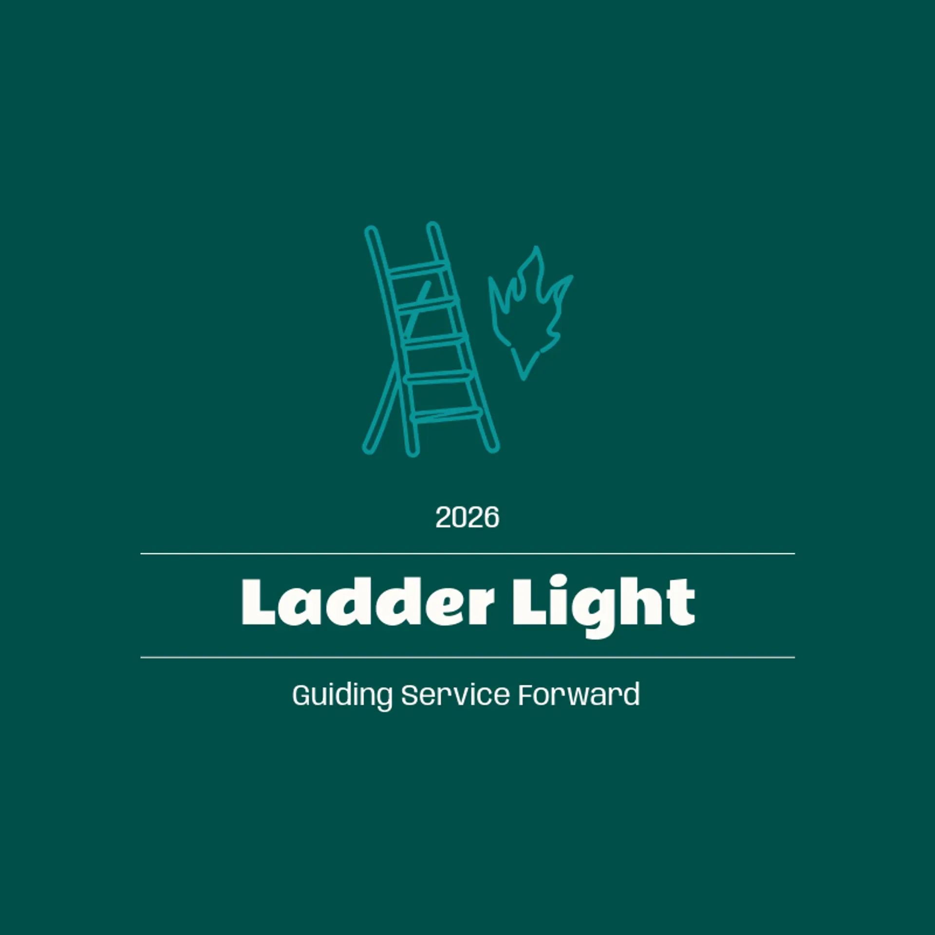 Ladder Light logo for fire department