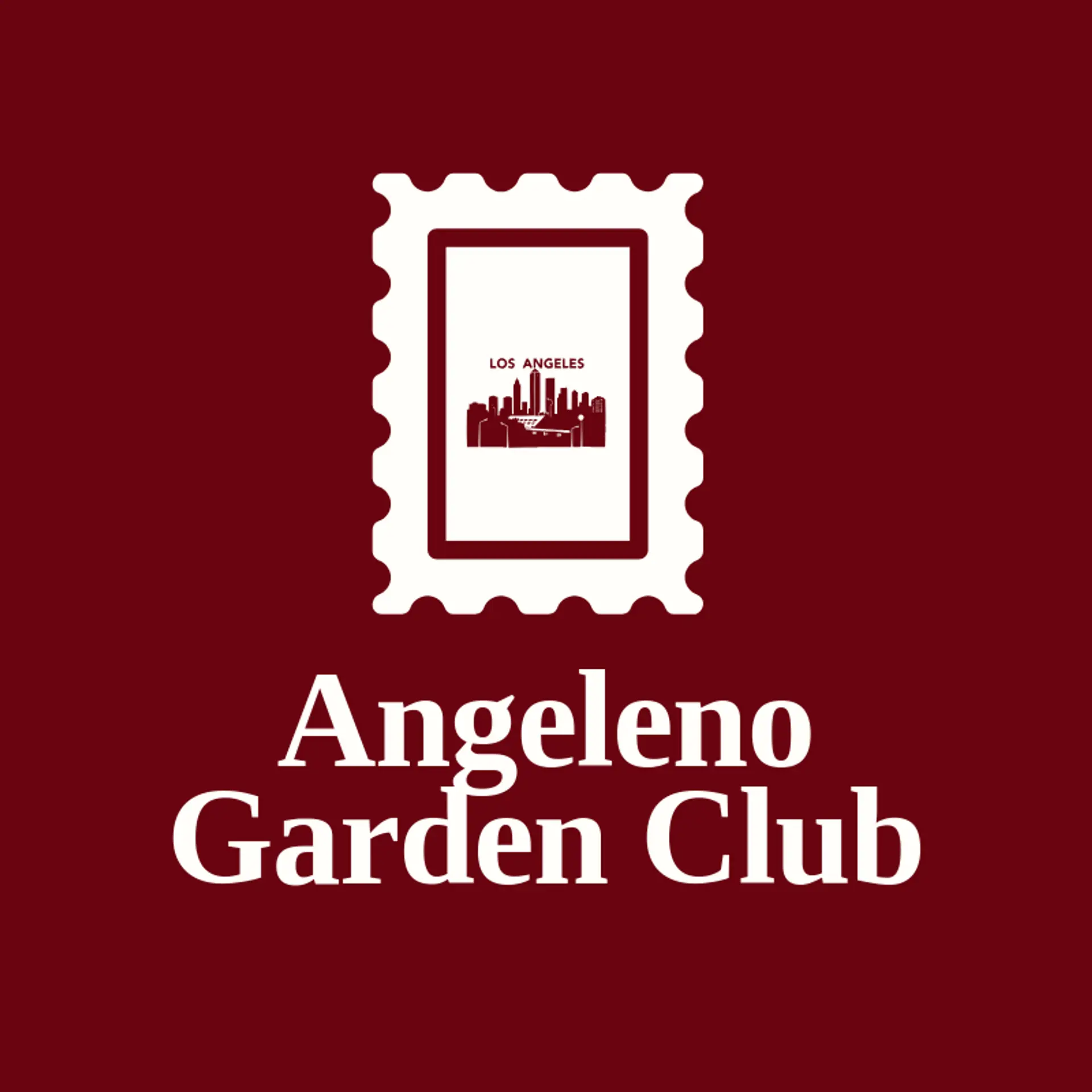 Angeleno Garden Club logo for los angeles