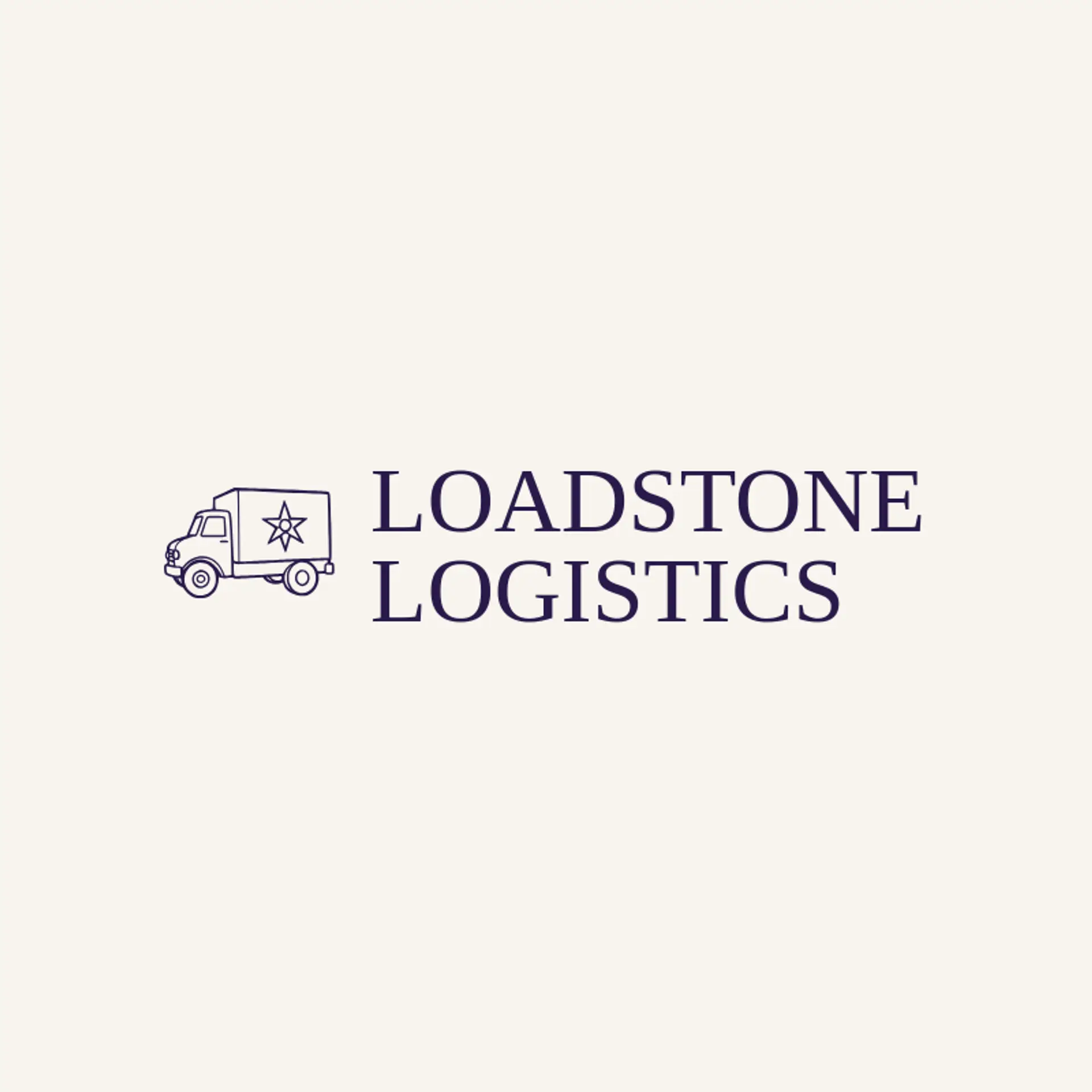 Loadstone Logistics logo for box truck