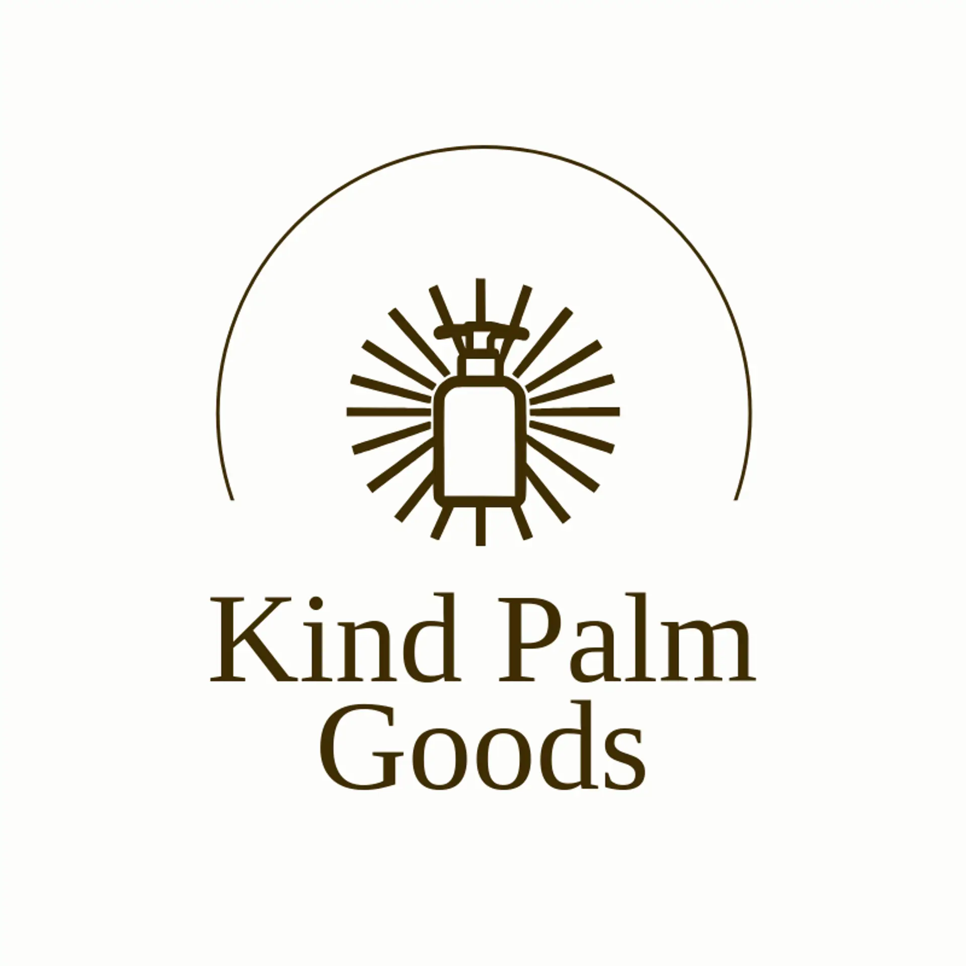 Kind Palm Goods logo for hand sanitizer