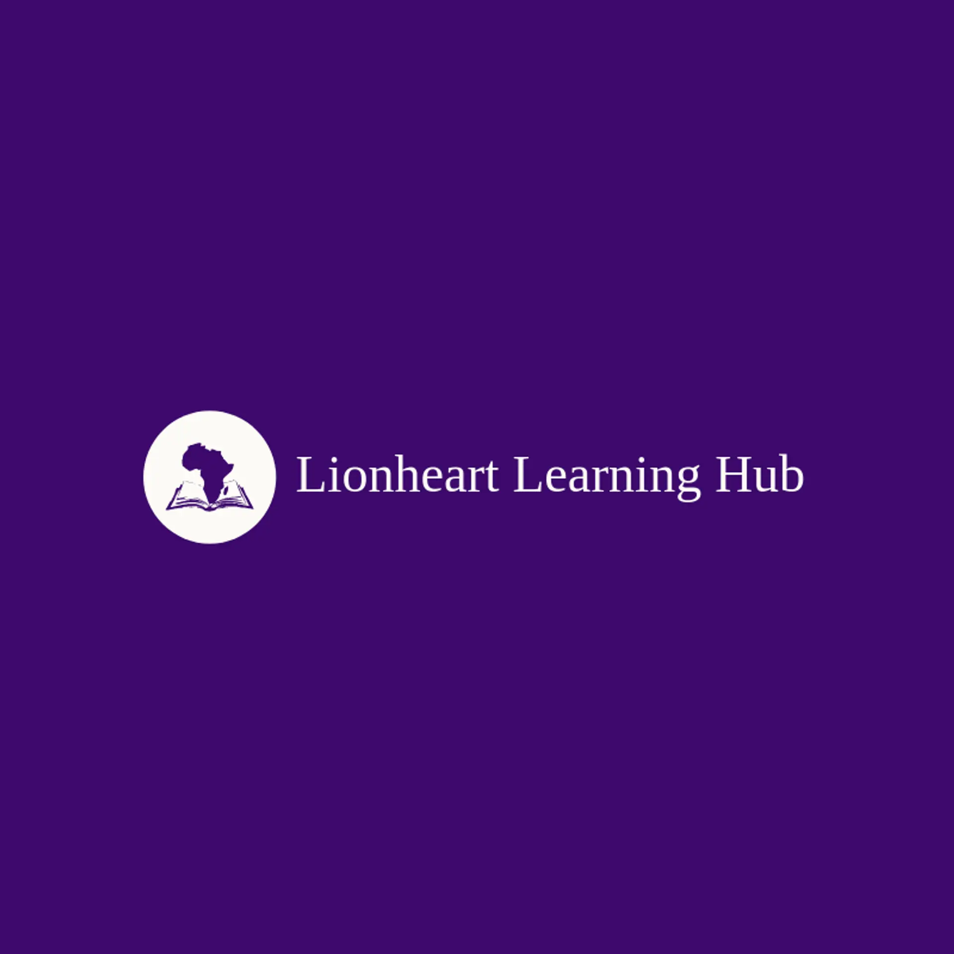 Lionheart Learning Hub logo for africa