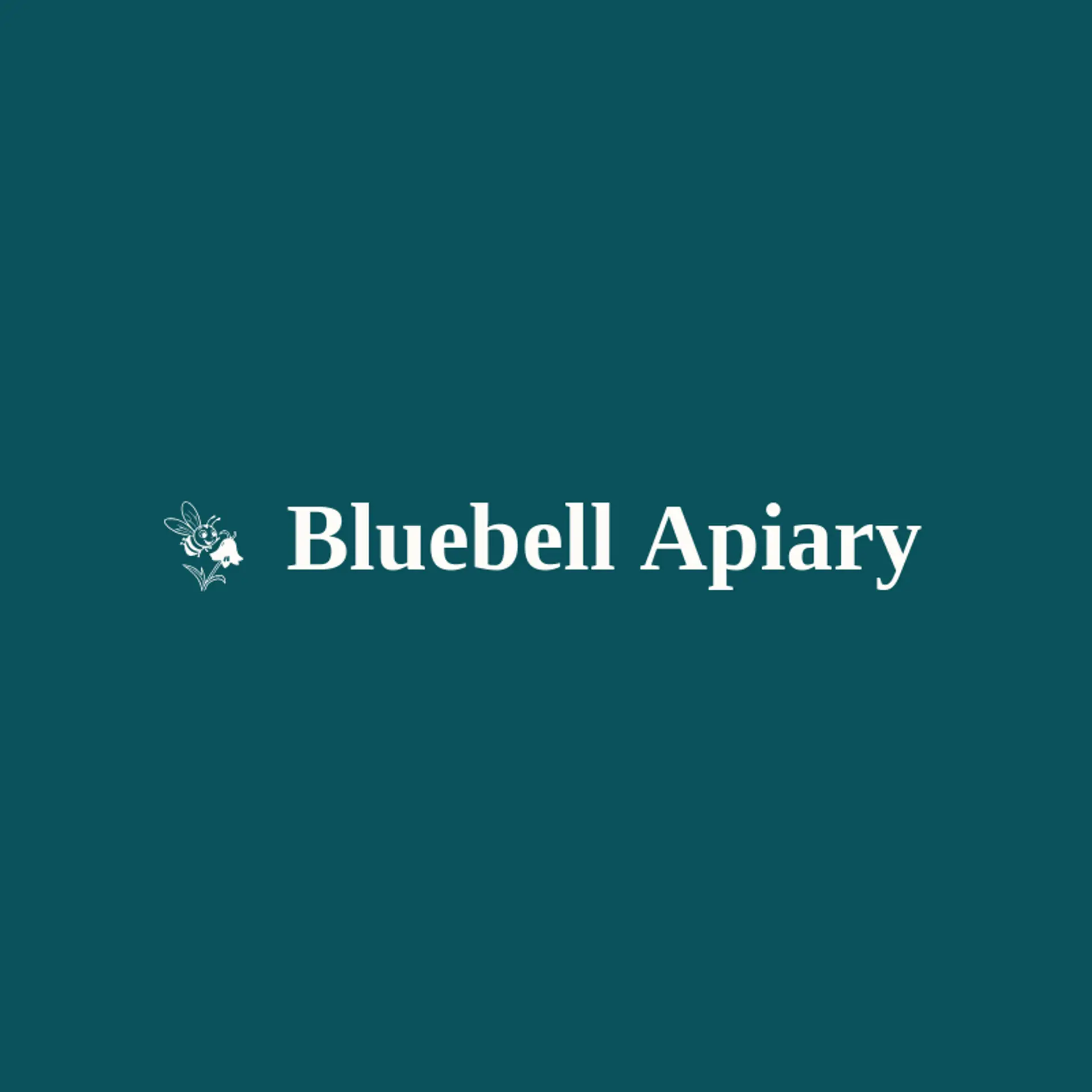 Bluebell Apiary logo for honey bee