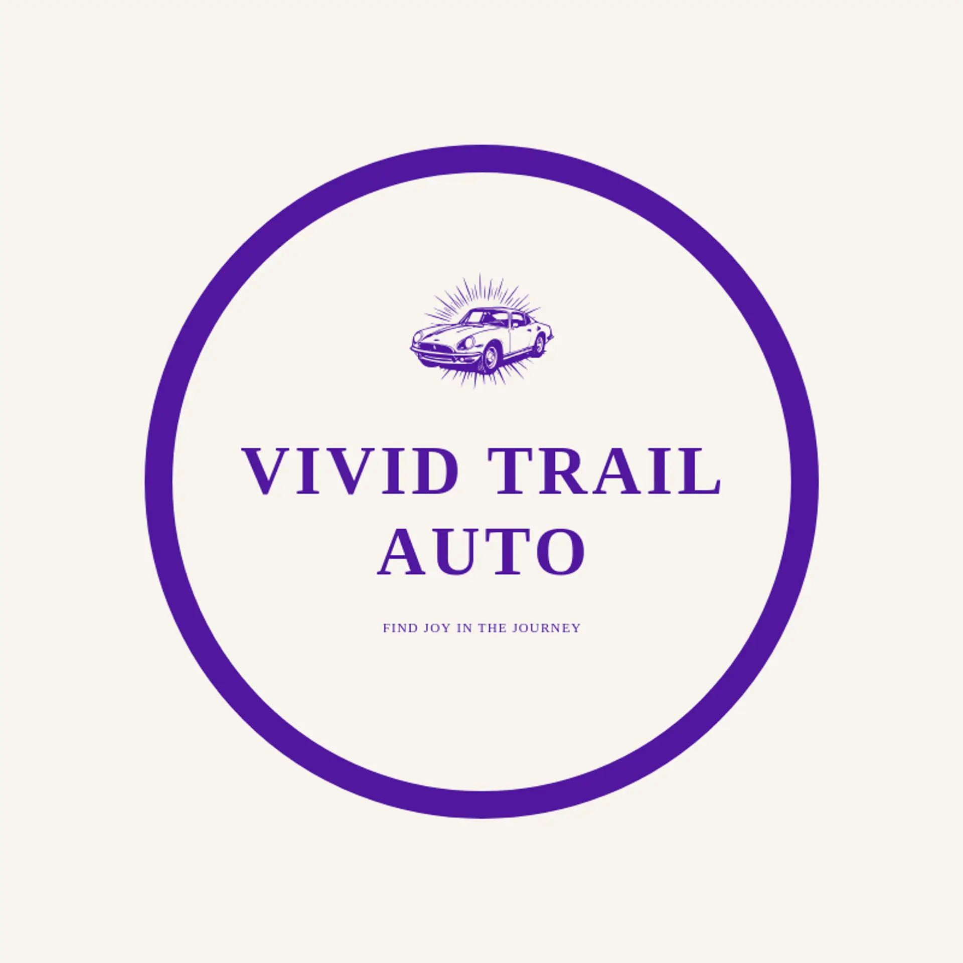 Vivid Trail Auto logo for sports car