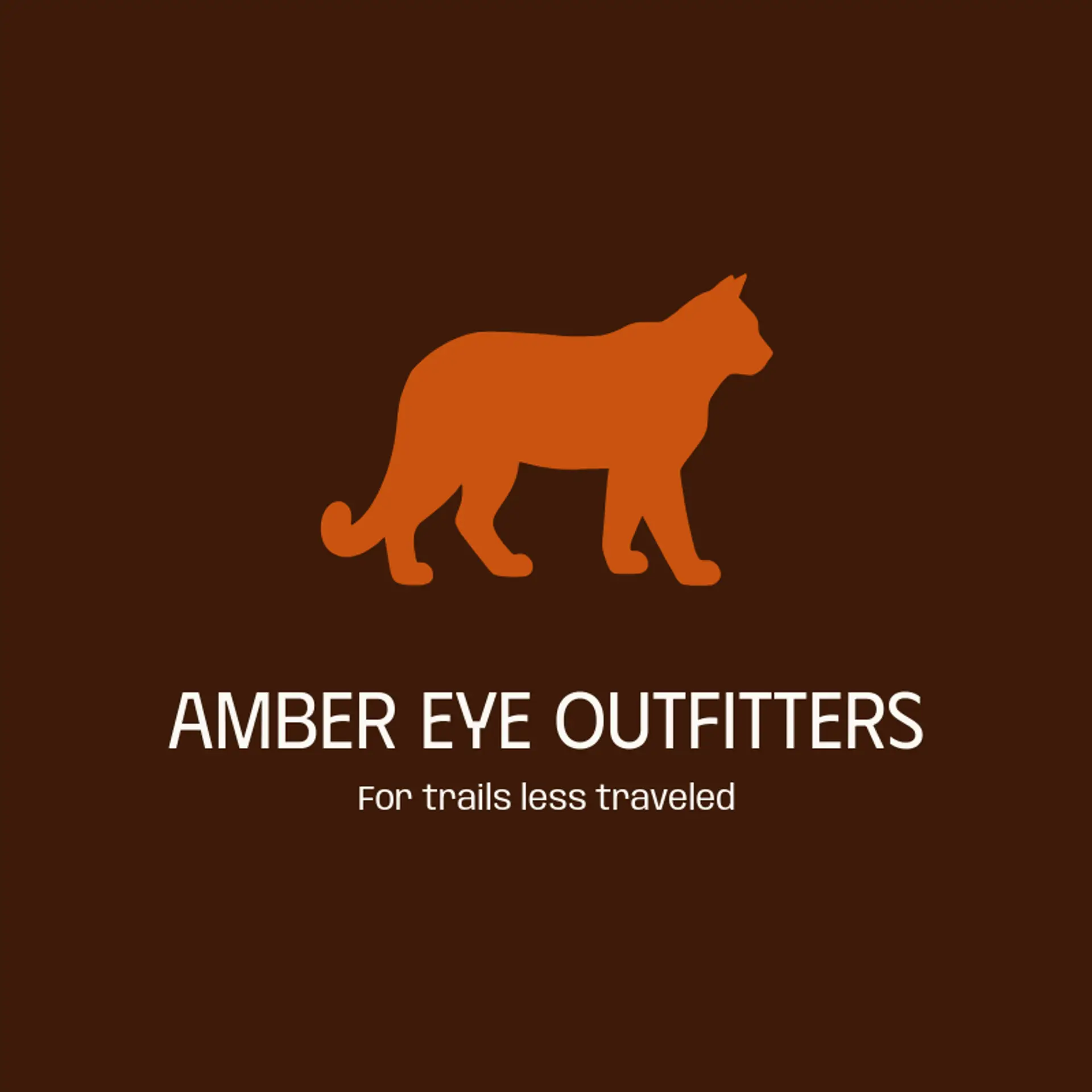 Amber Eye Outfitters logo for lynx