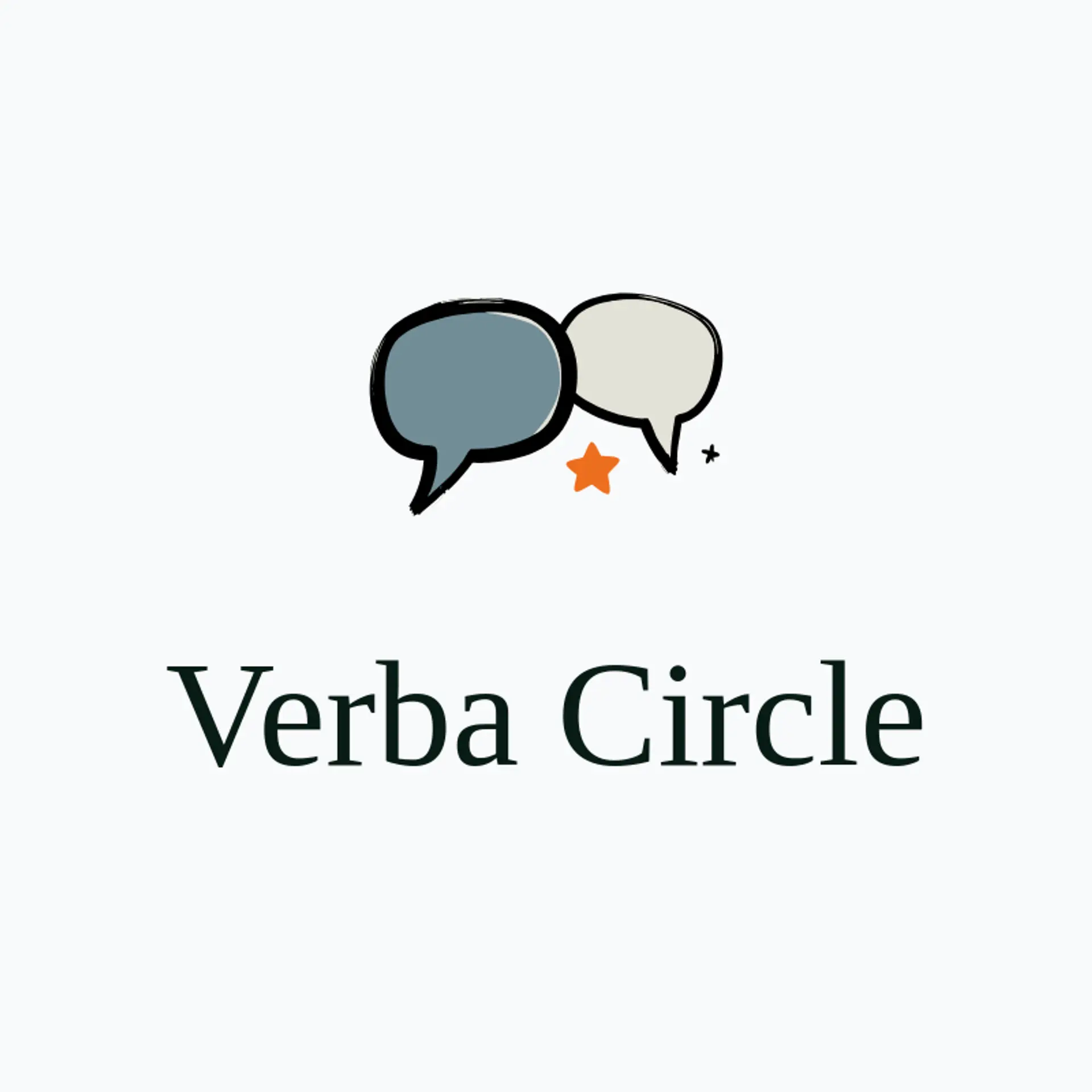 Verba Circle logo for language