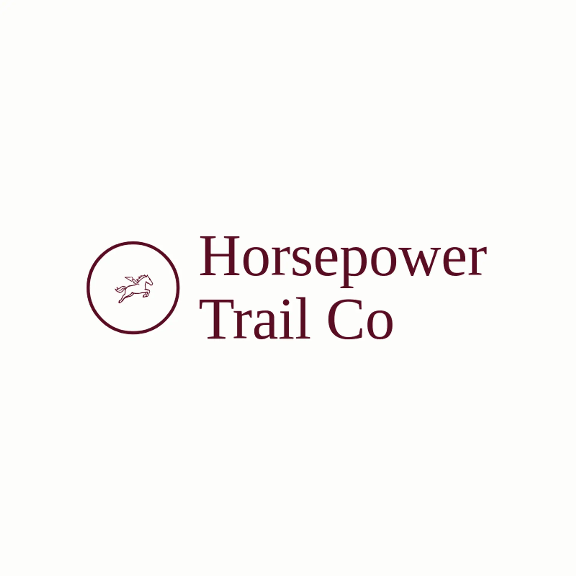 Horsepower Trail Co logo for mustang